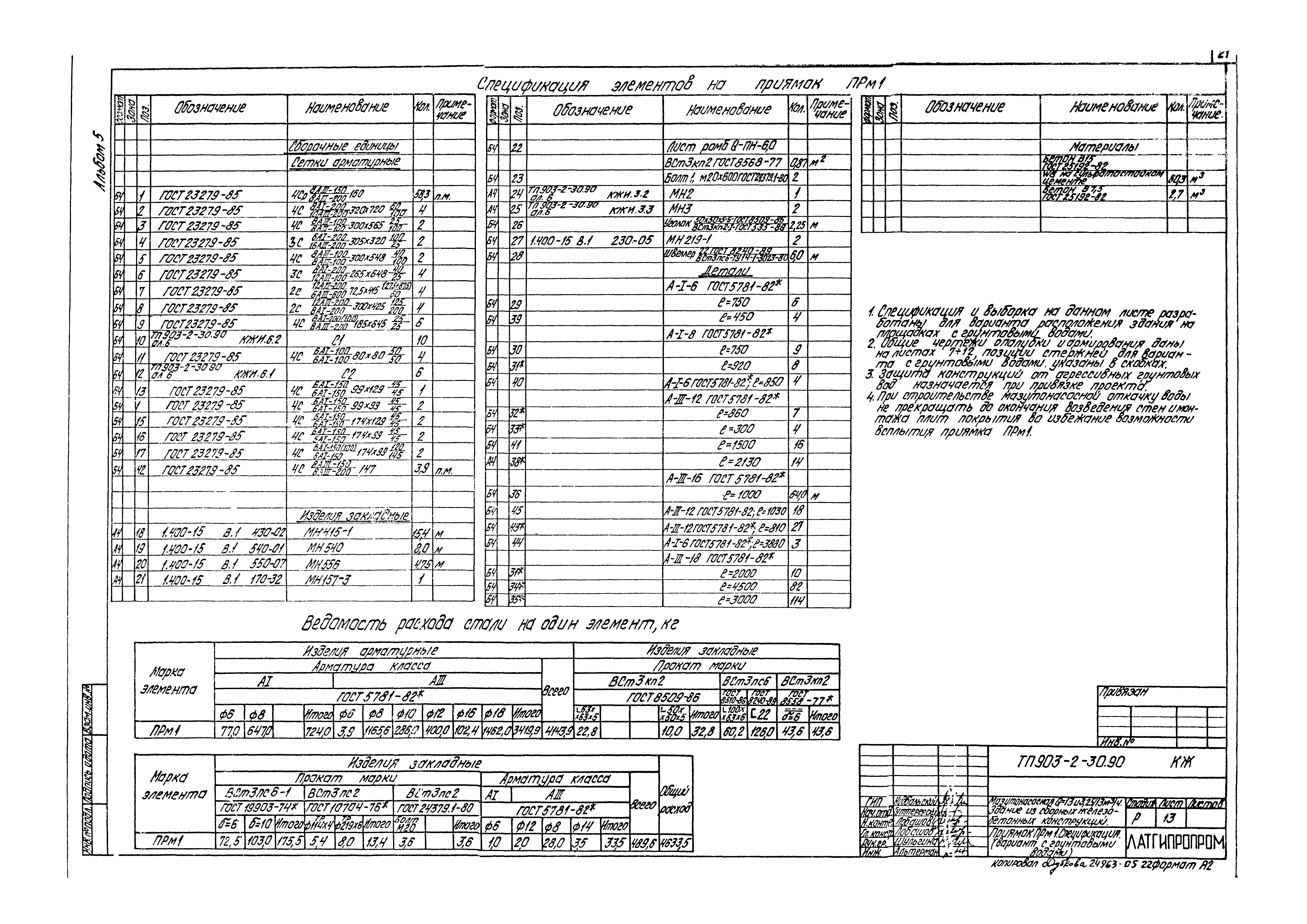 Типовой проект 903-2-30.90