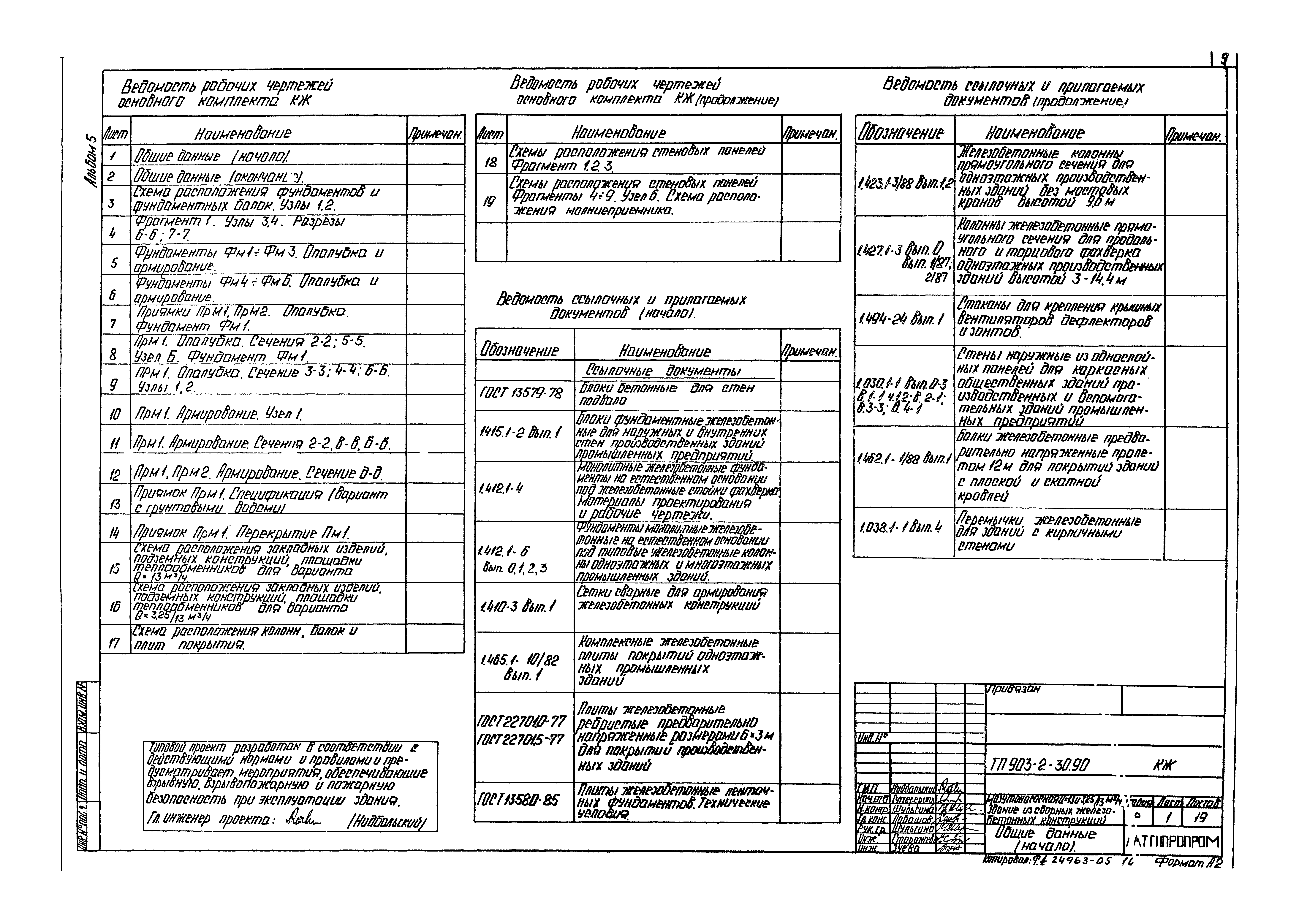 Типовой проект 903-2-30.90