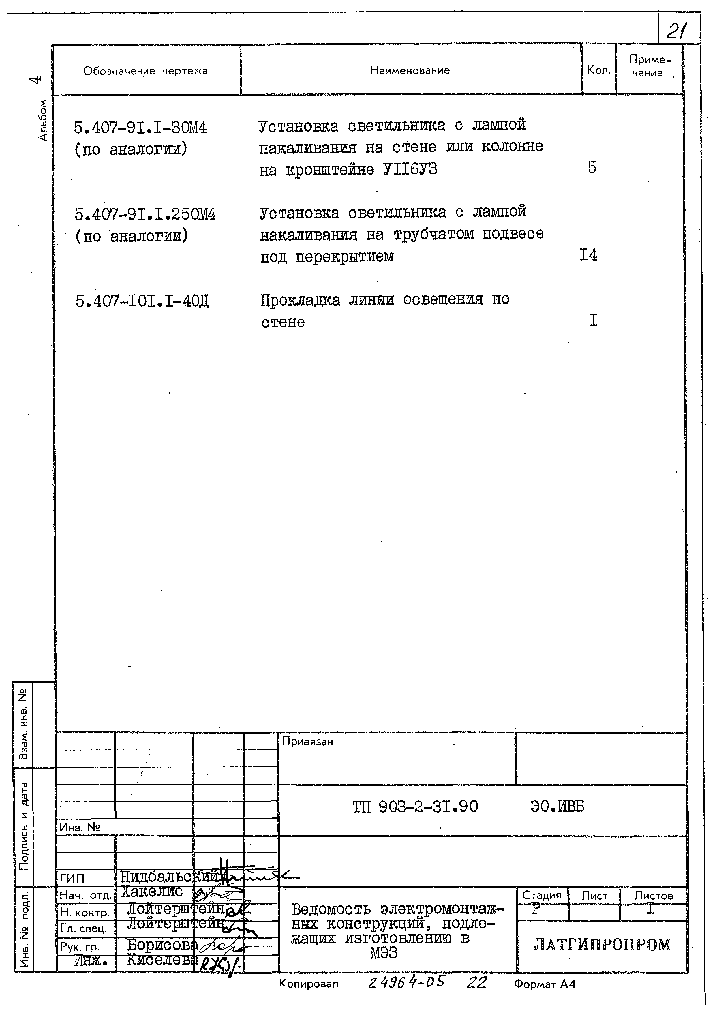 Типовой проект 903-2-31.90