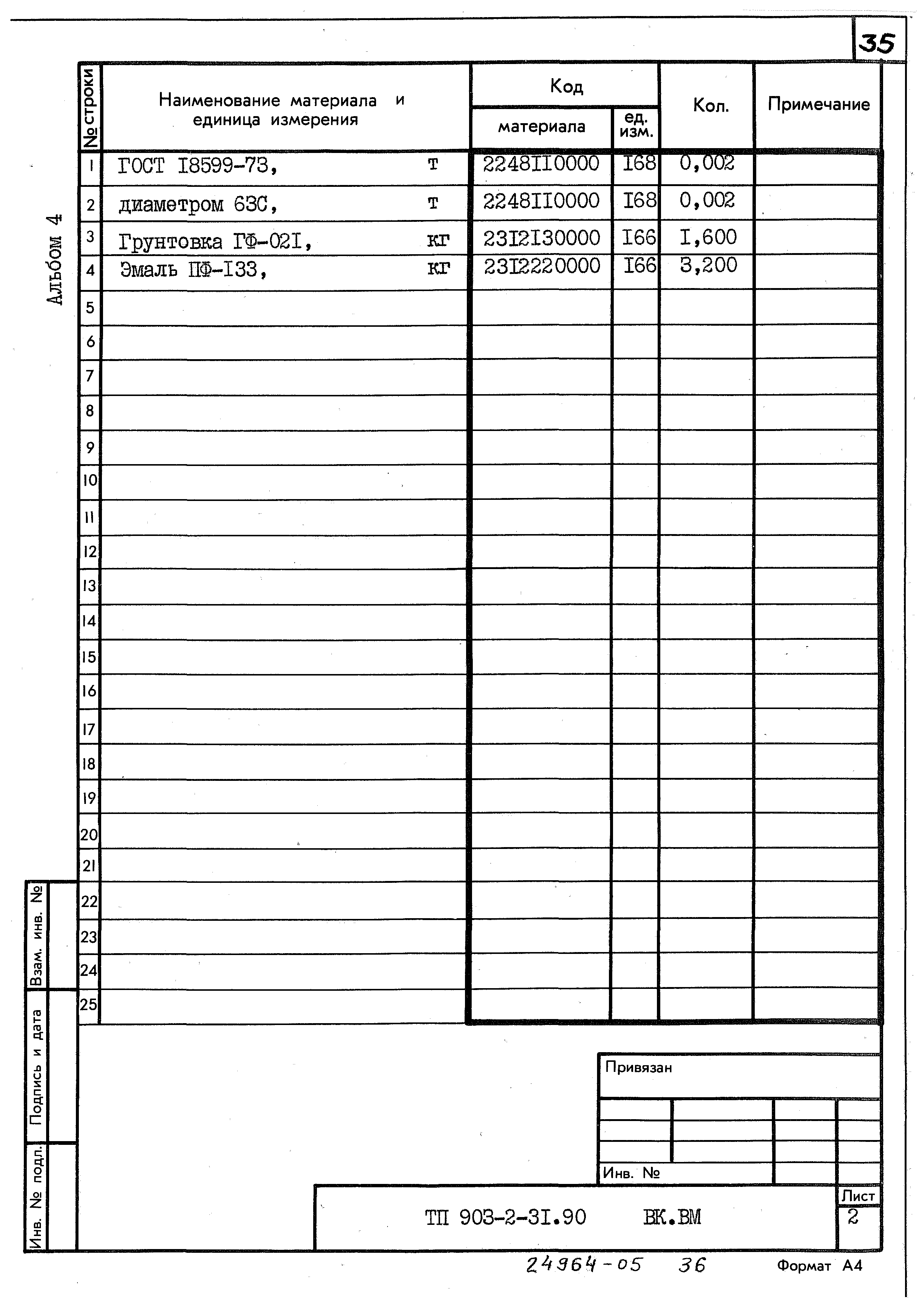 Типовой проект 903-2-31.90