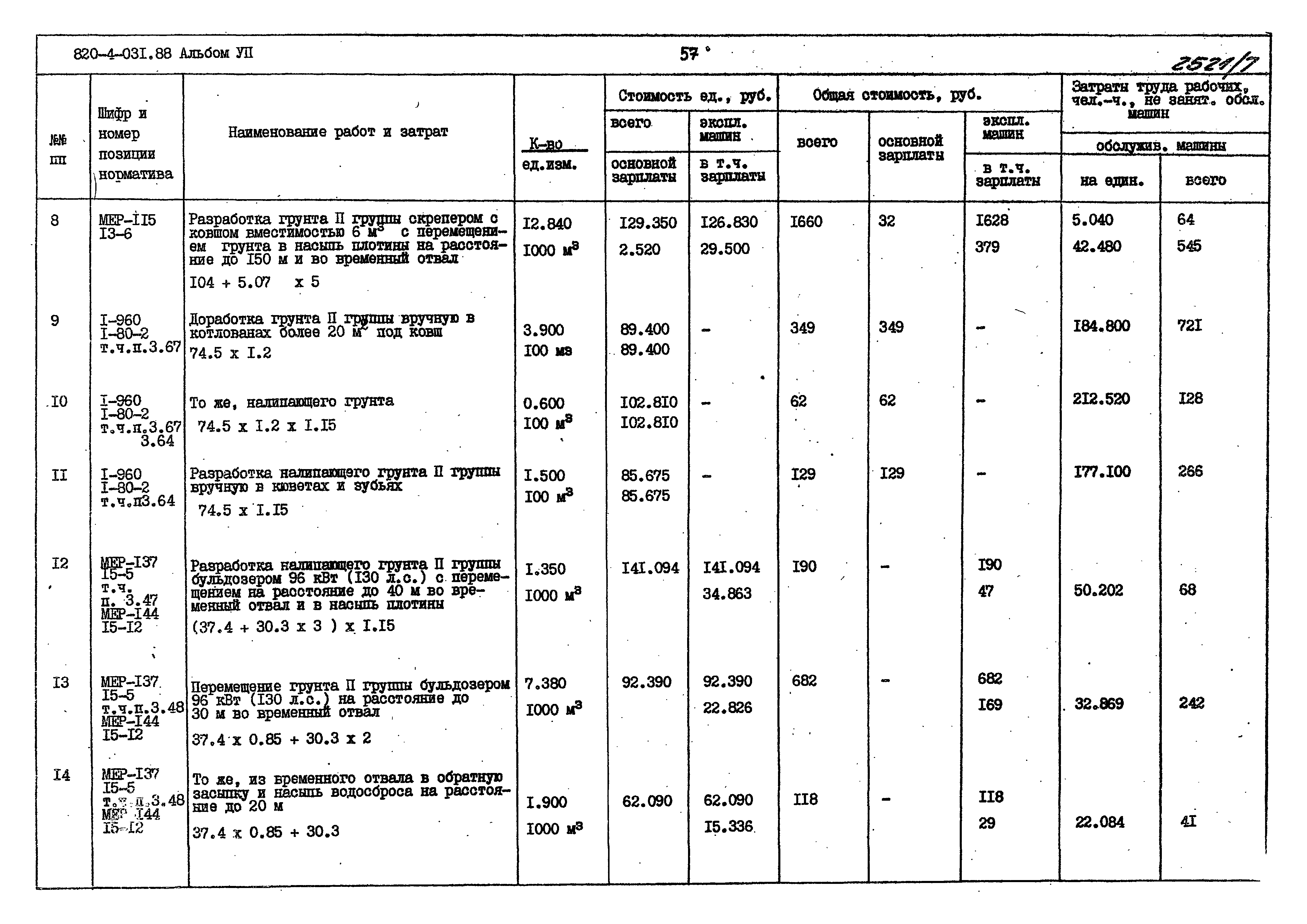 Типовые проектные решения 820-4-031.88
