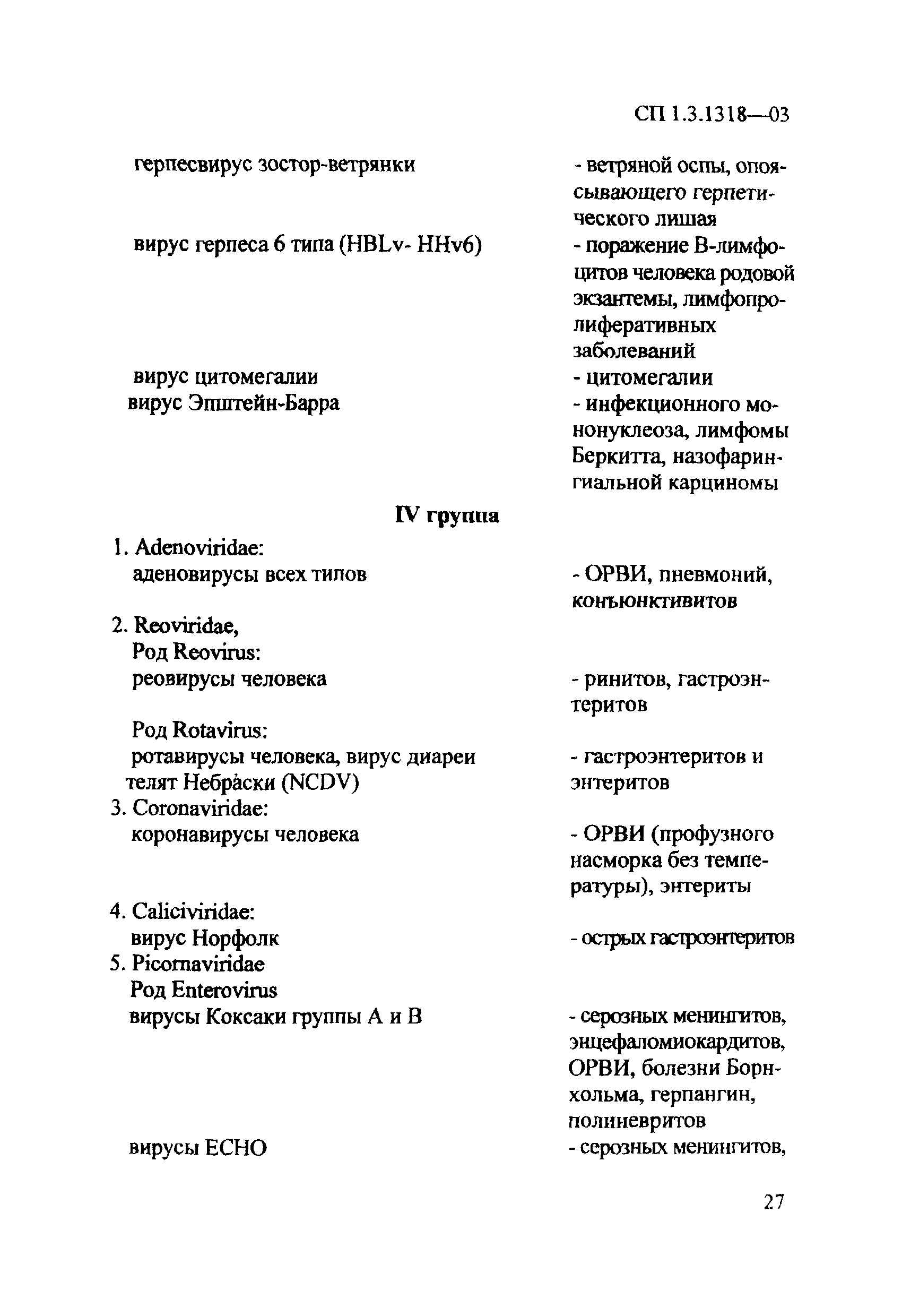 СП 1.3.1318-03