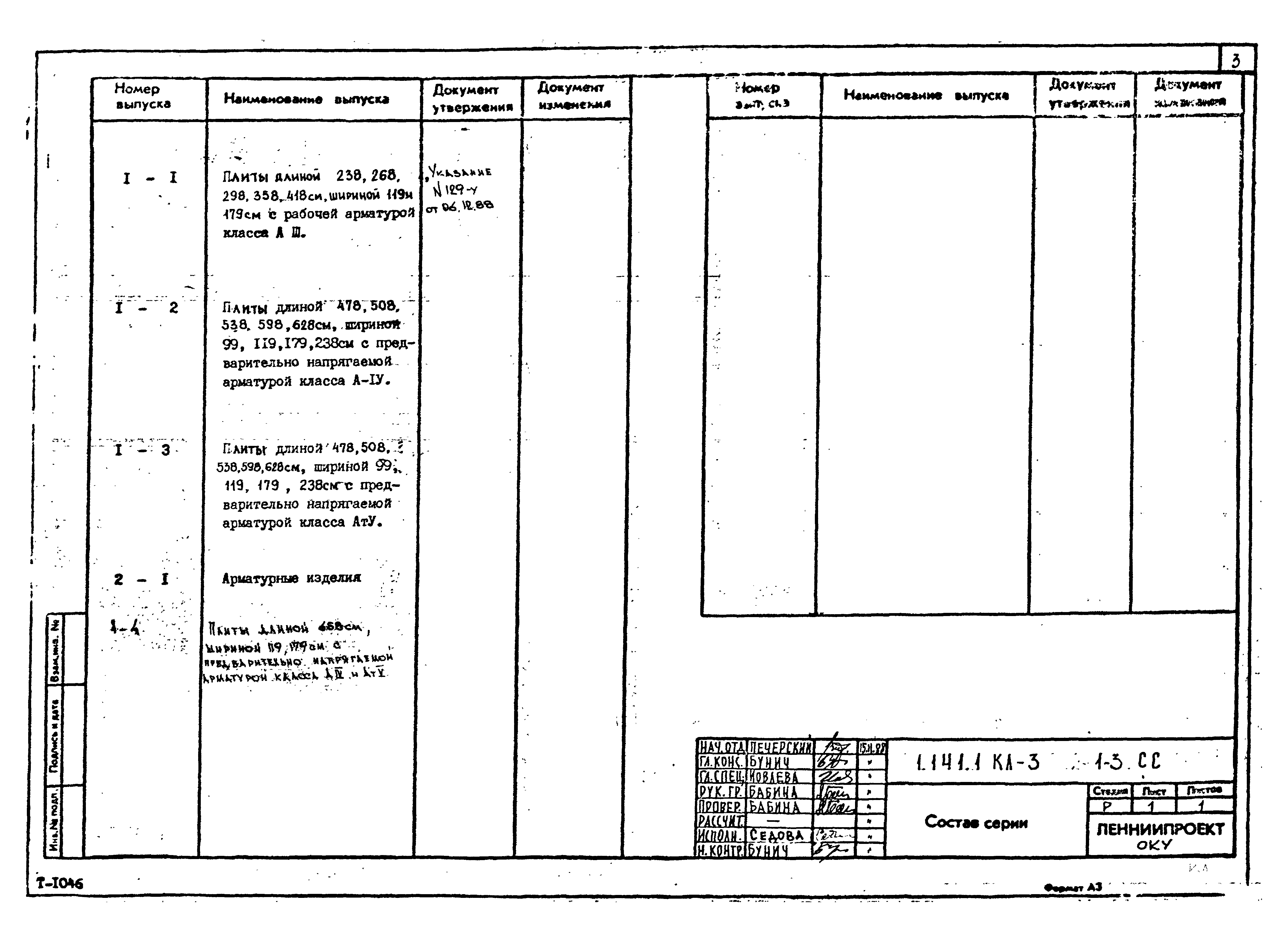 Серия 1.141.1 КЛ-3