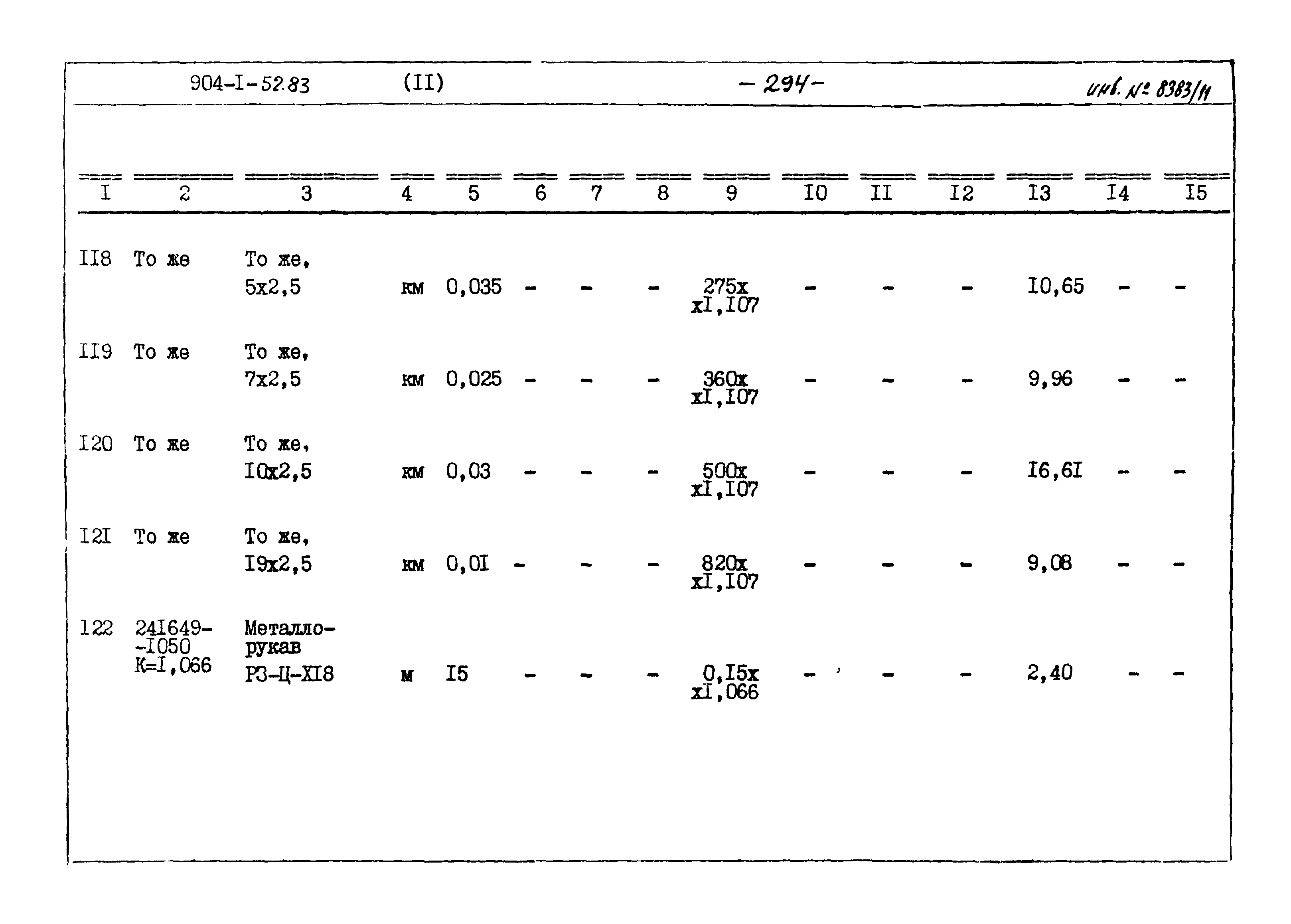 Типовой проект 904-1-52.83