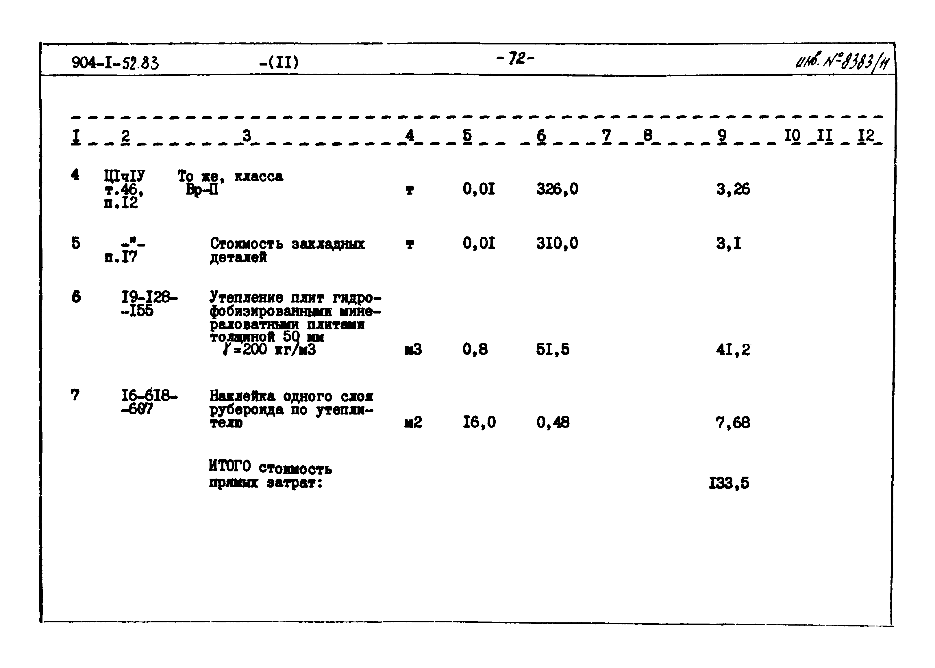 Типовой проект 904-1-52.83