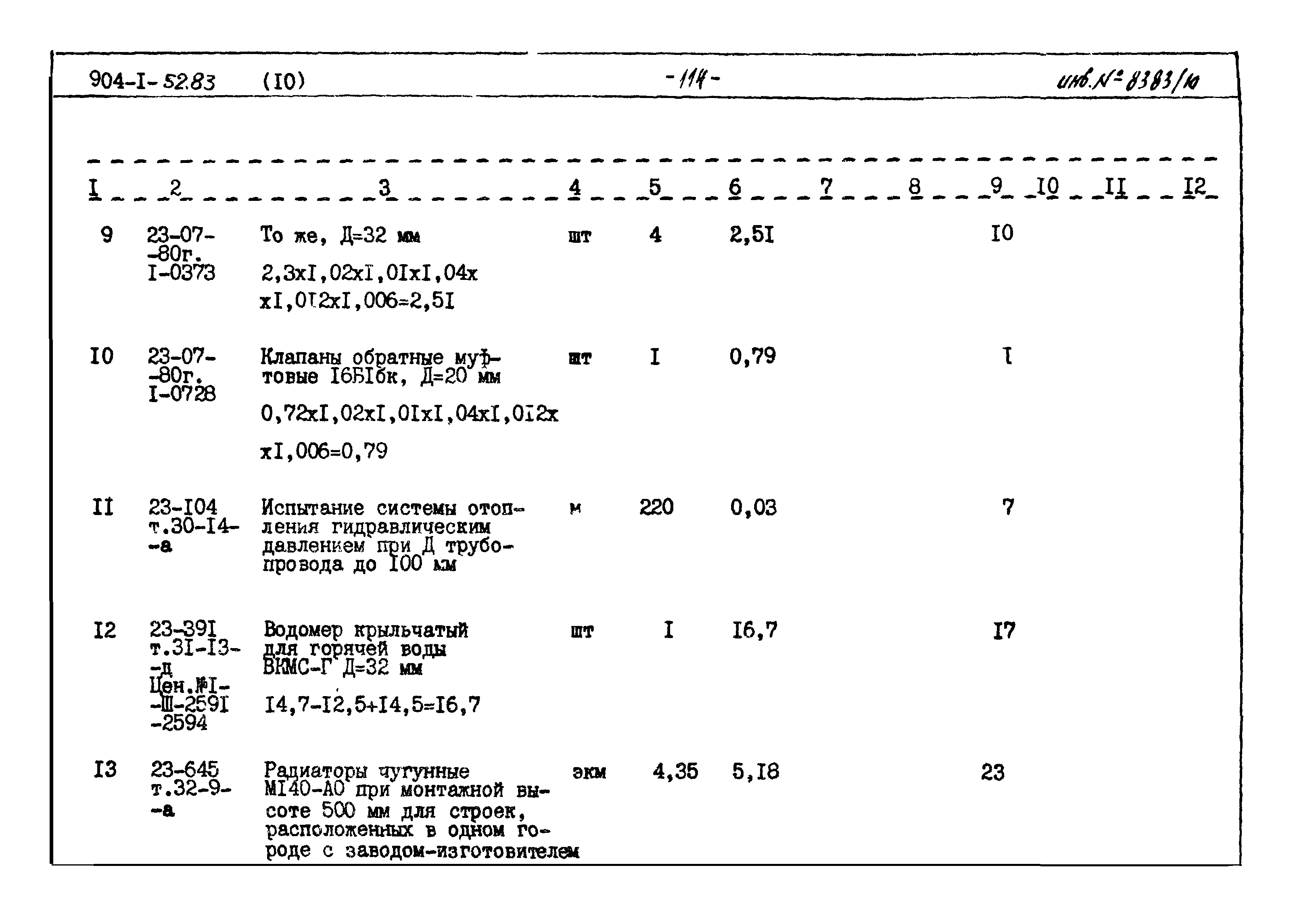 Типовой проект 904-1-52.83