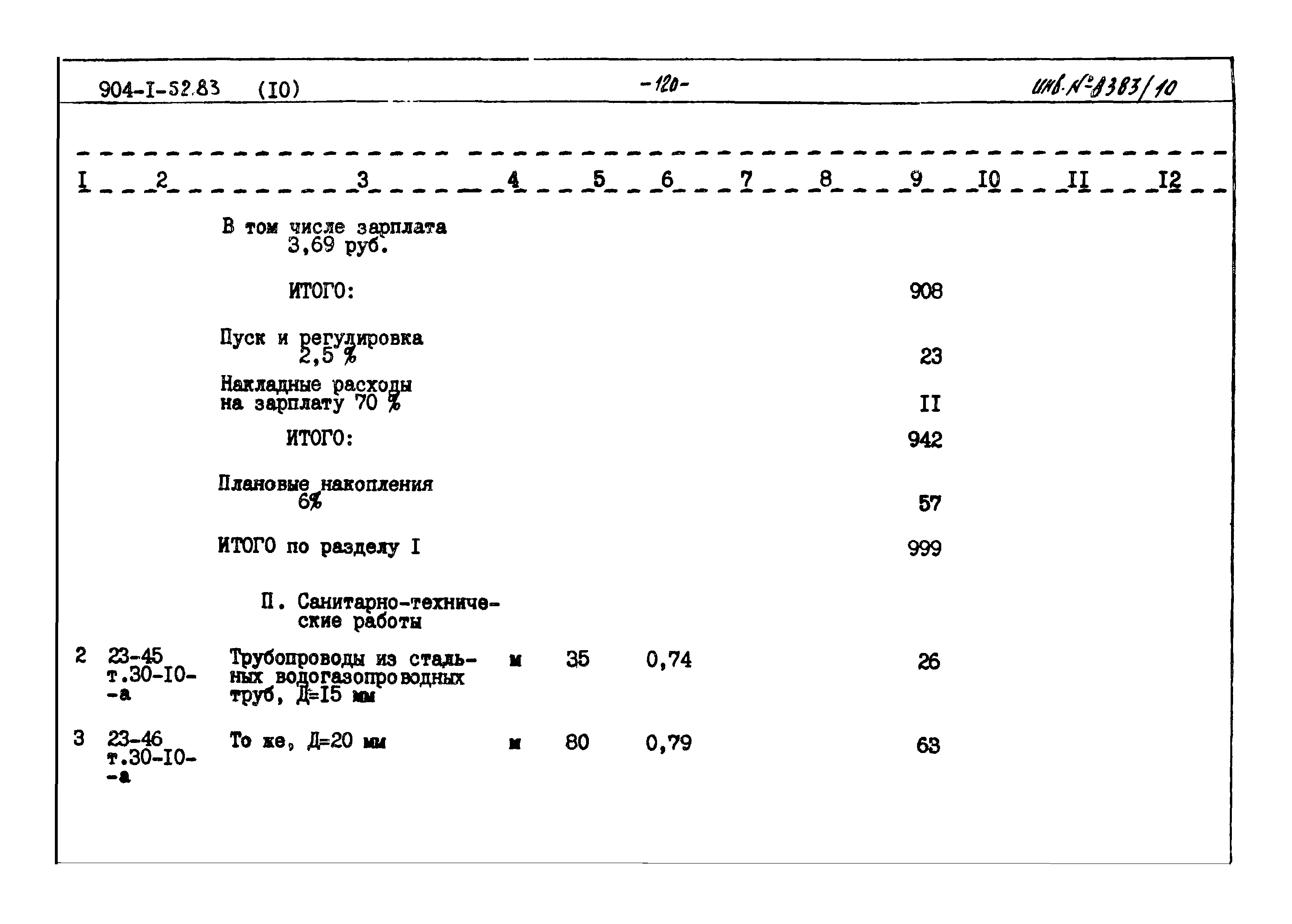 Типовой проект 904-1-52.83