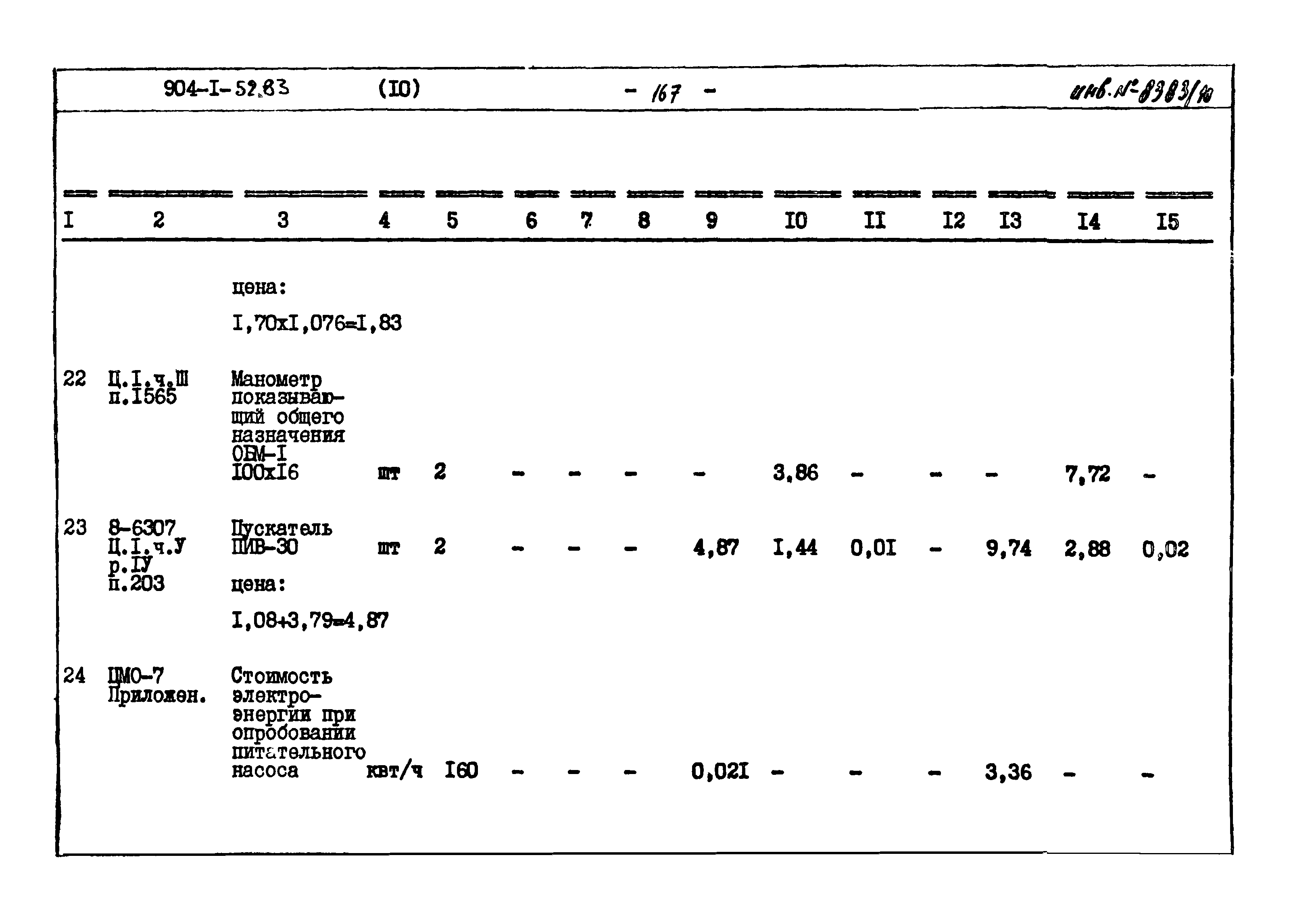Типовой проект 904-1-52.83