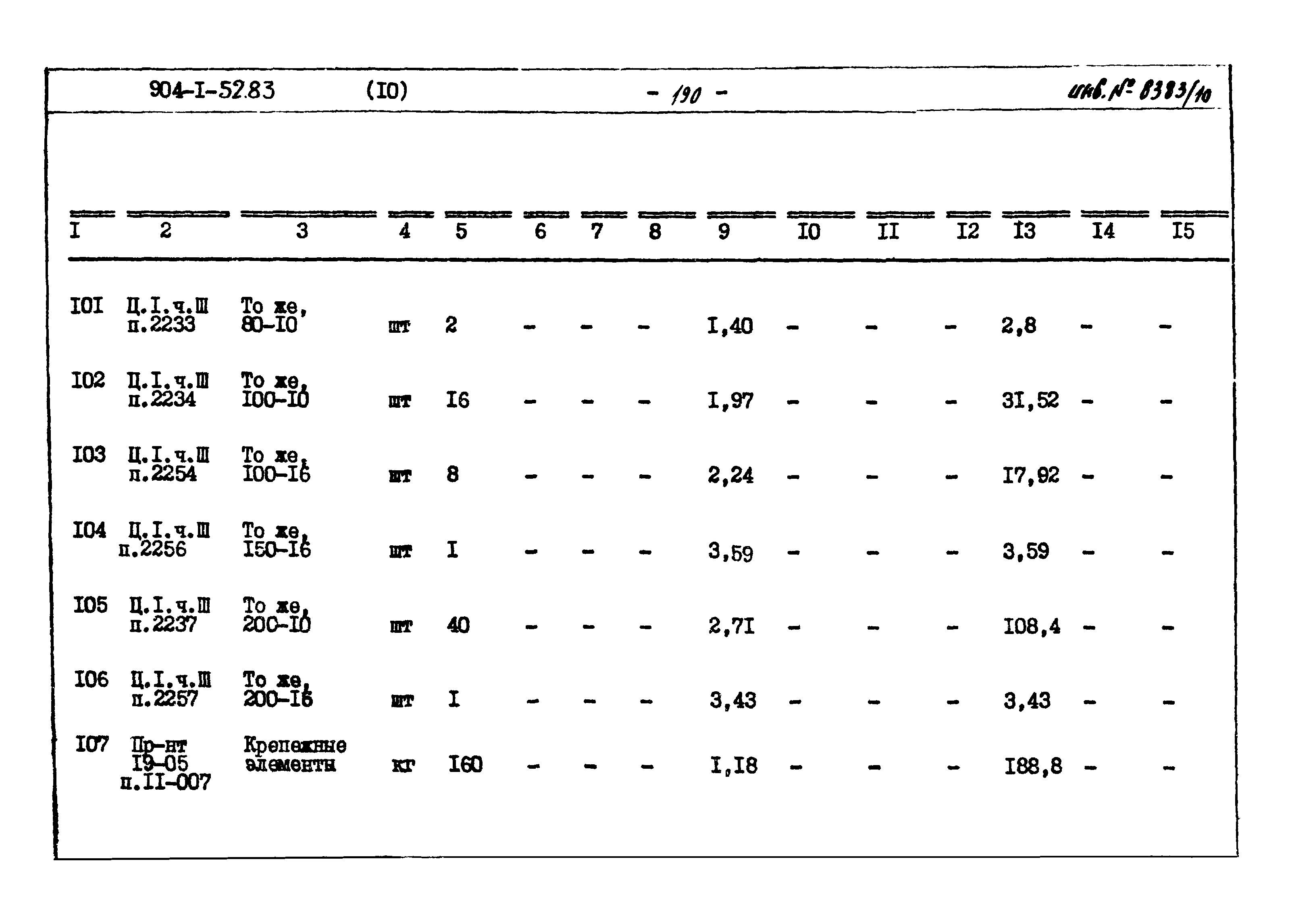 Типовой проект 904-1-52.83