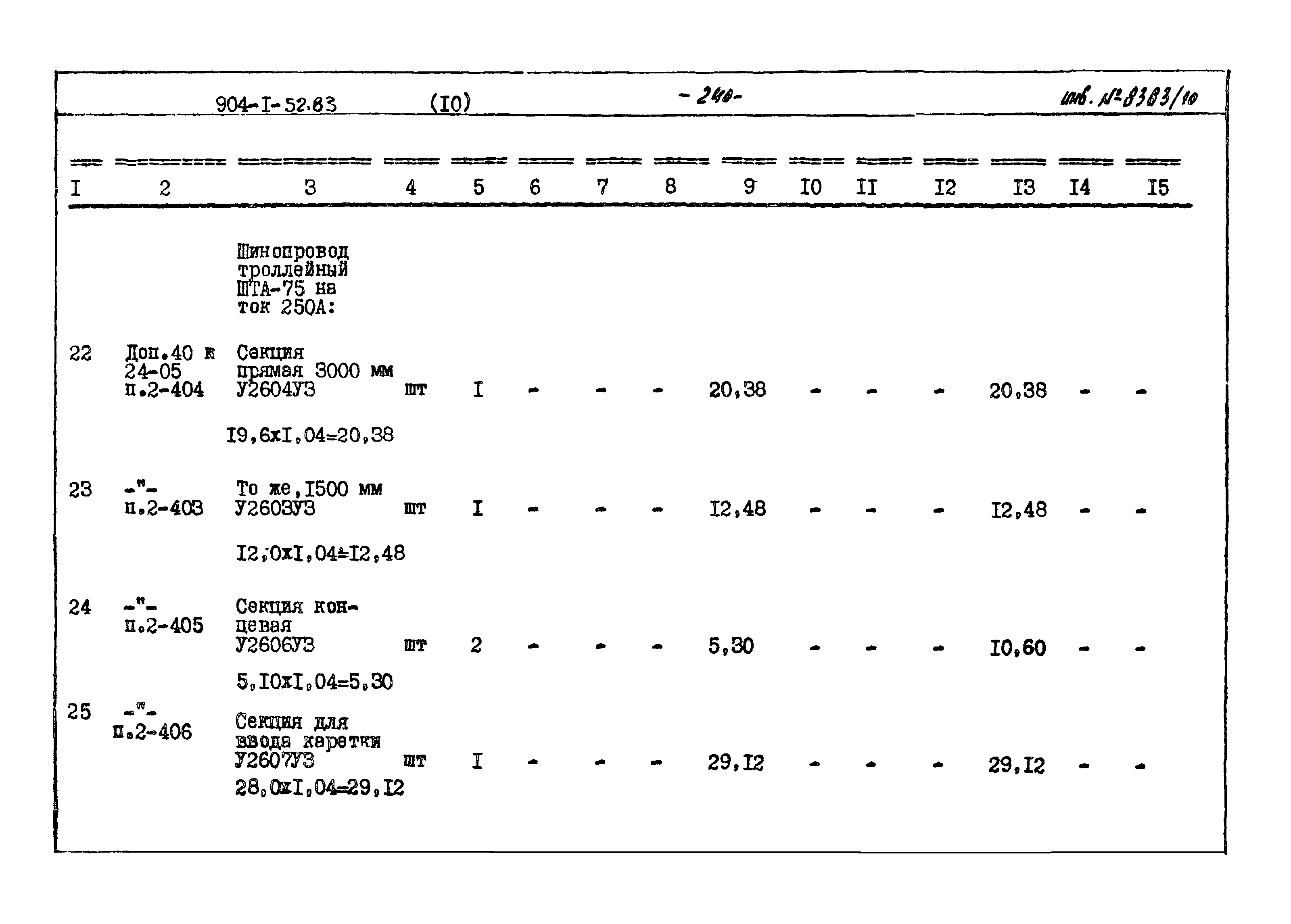 Типовой проект 904-1-52.83
