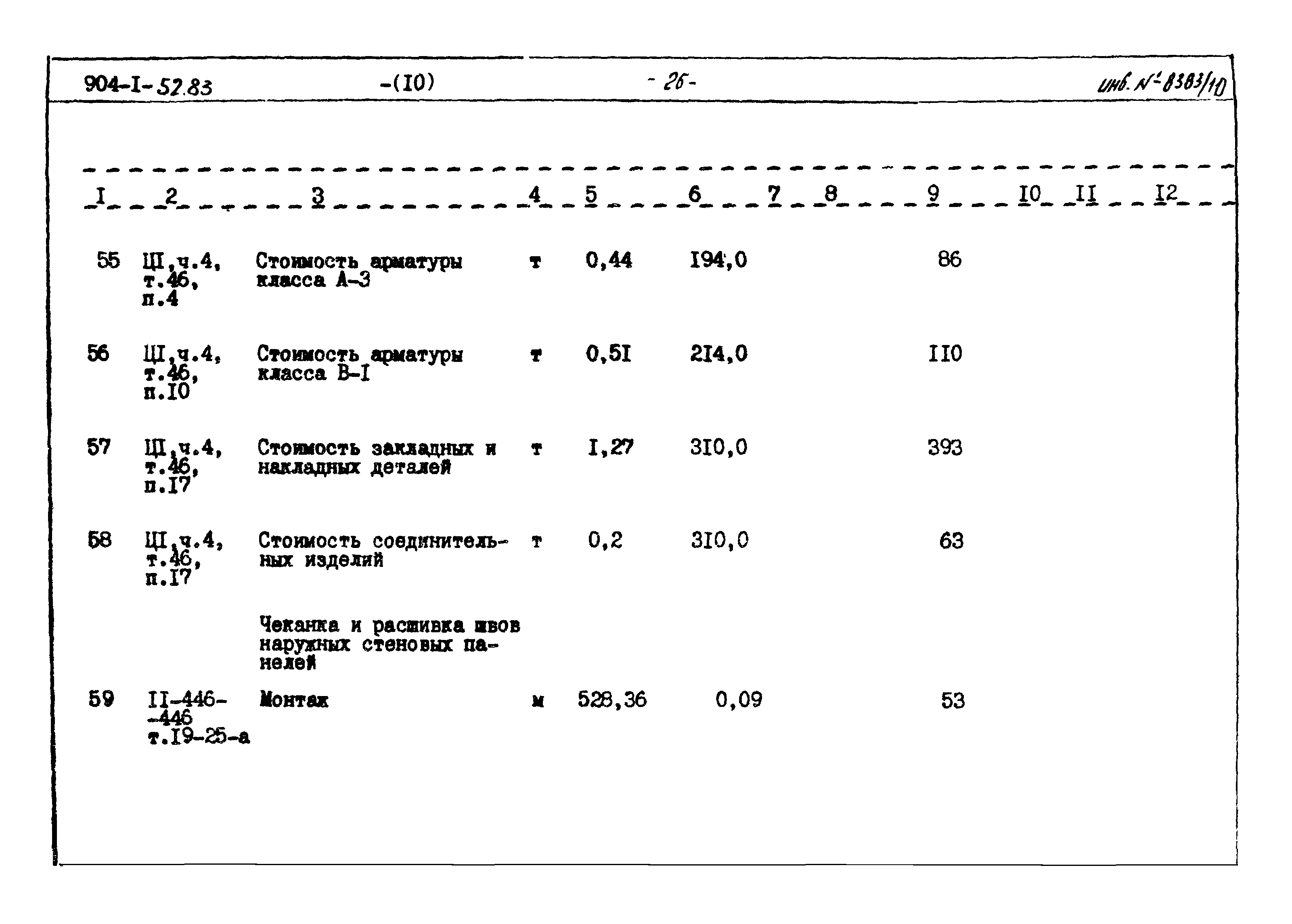 Типовой проект 904-1-52.83