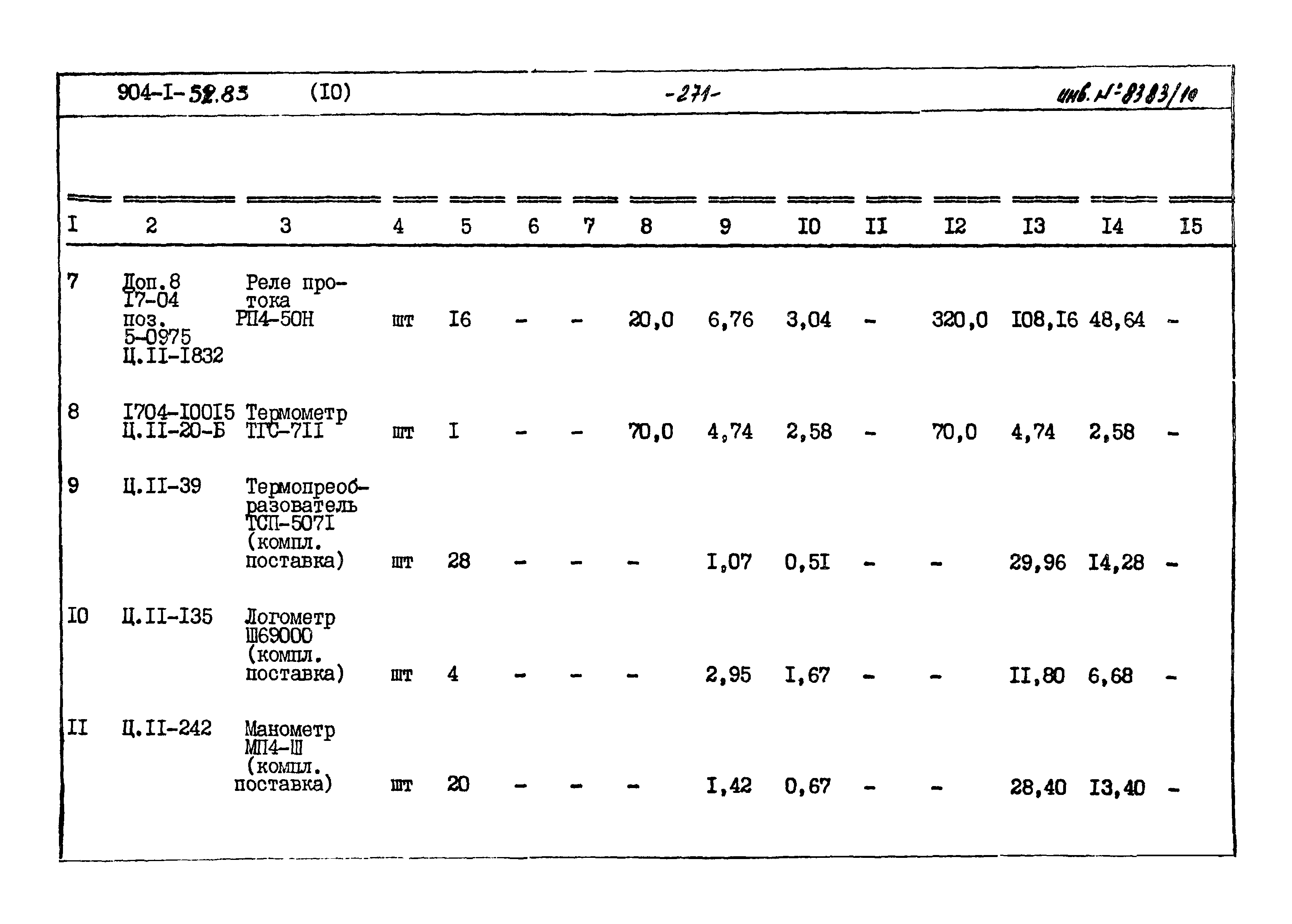 Типовой проект 904-1-52.83