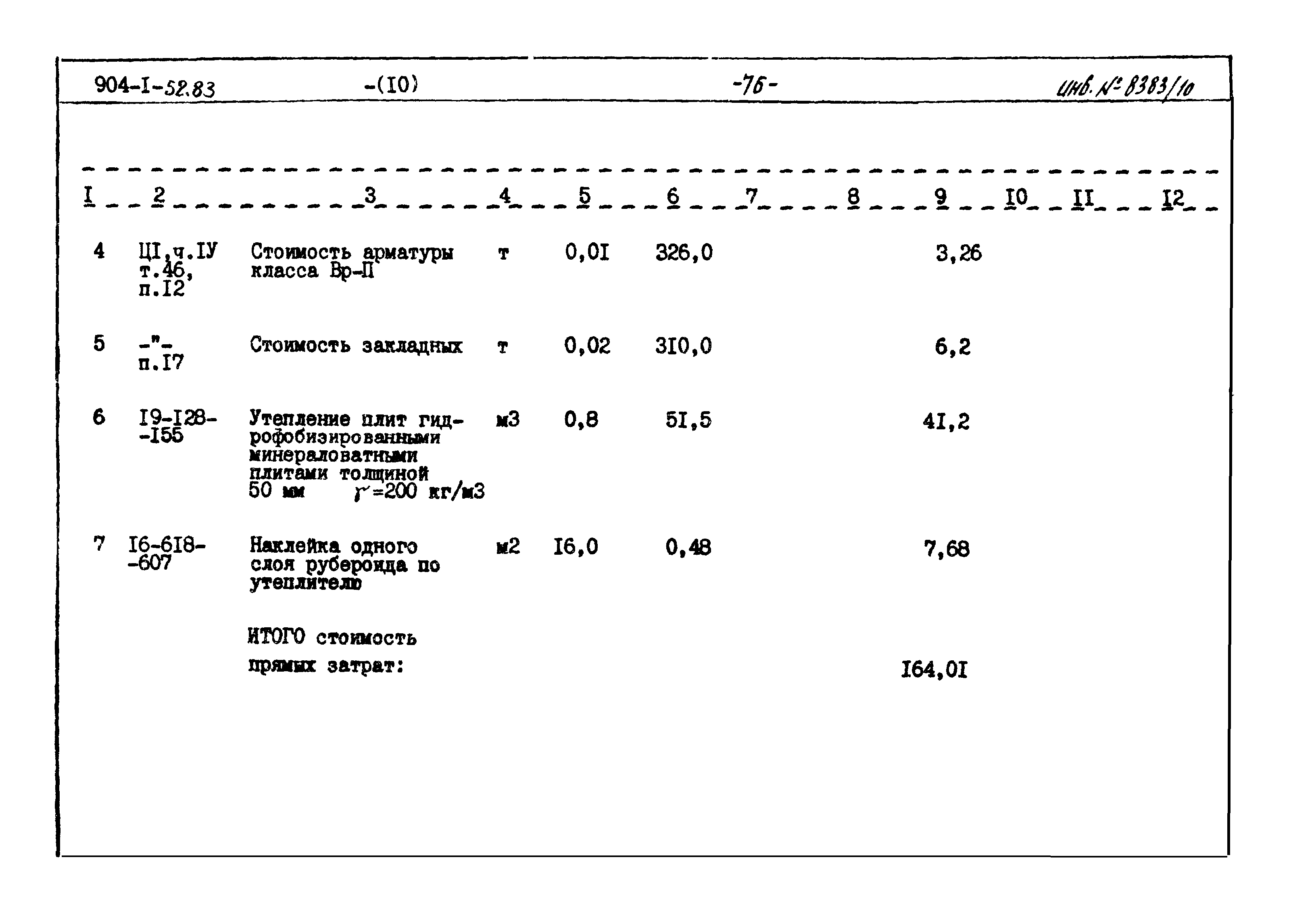 Типовой проект 904-1-52.83
