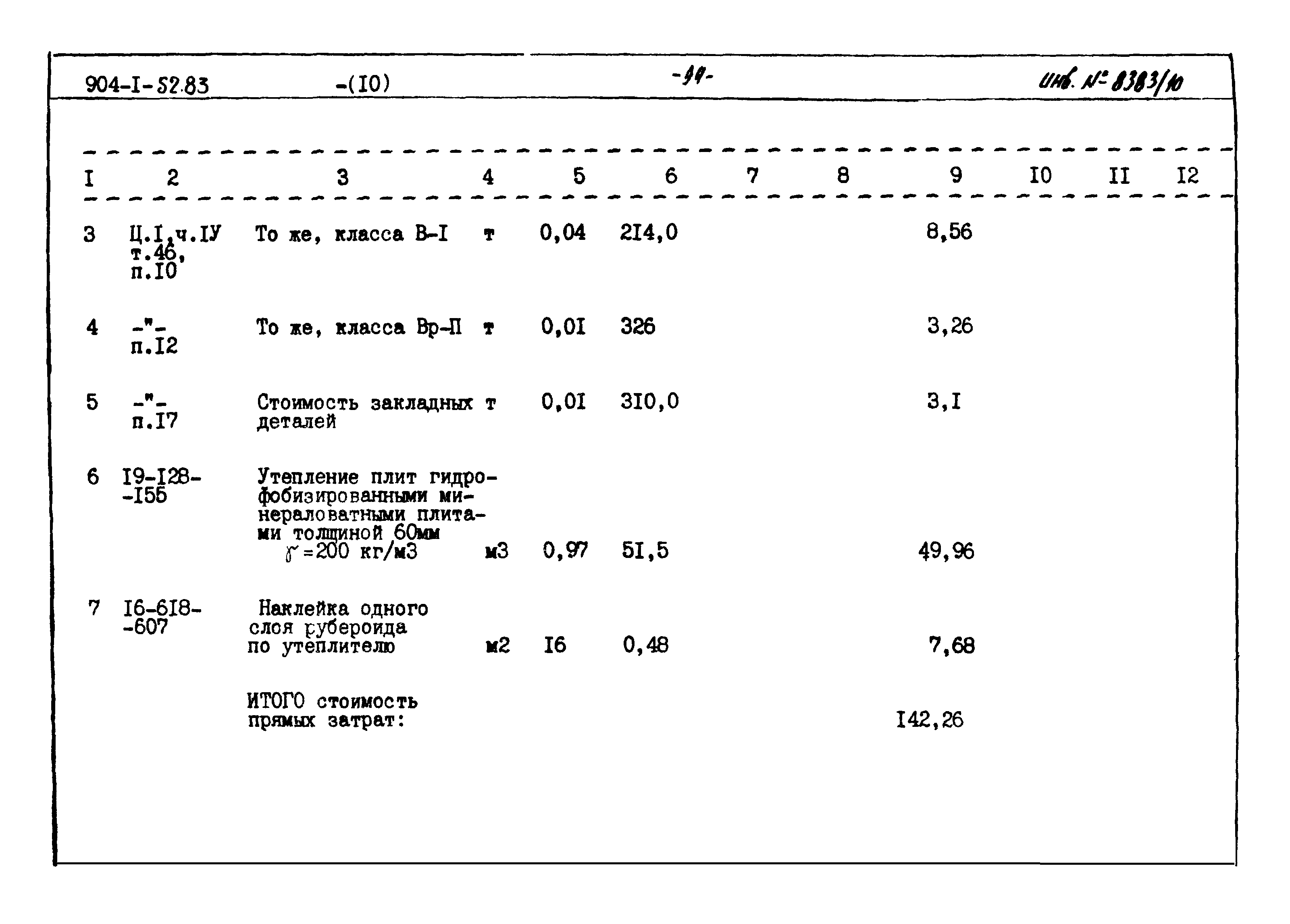 Типовой проект 904-1-52.83
