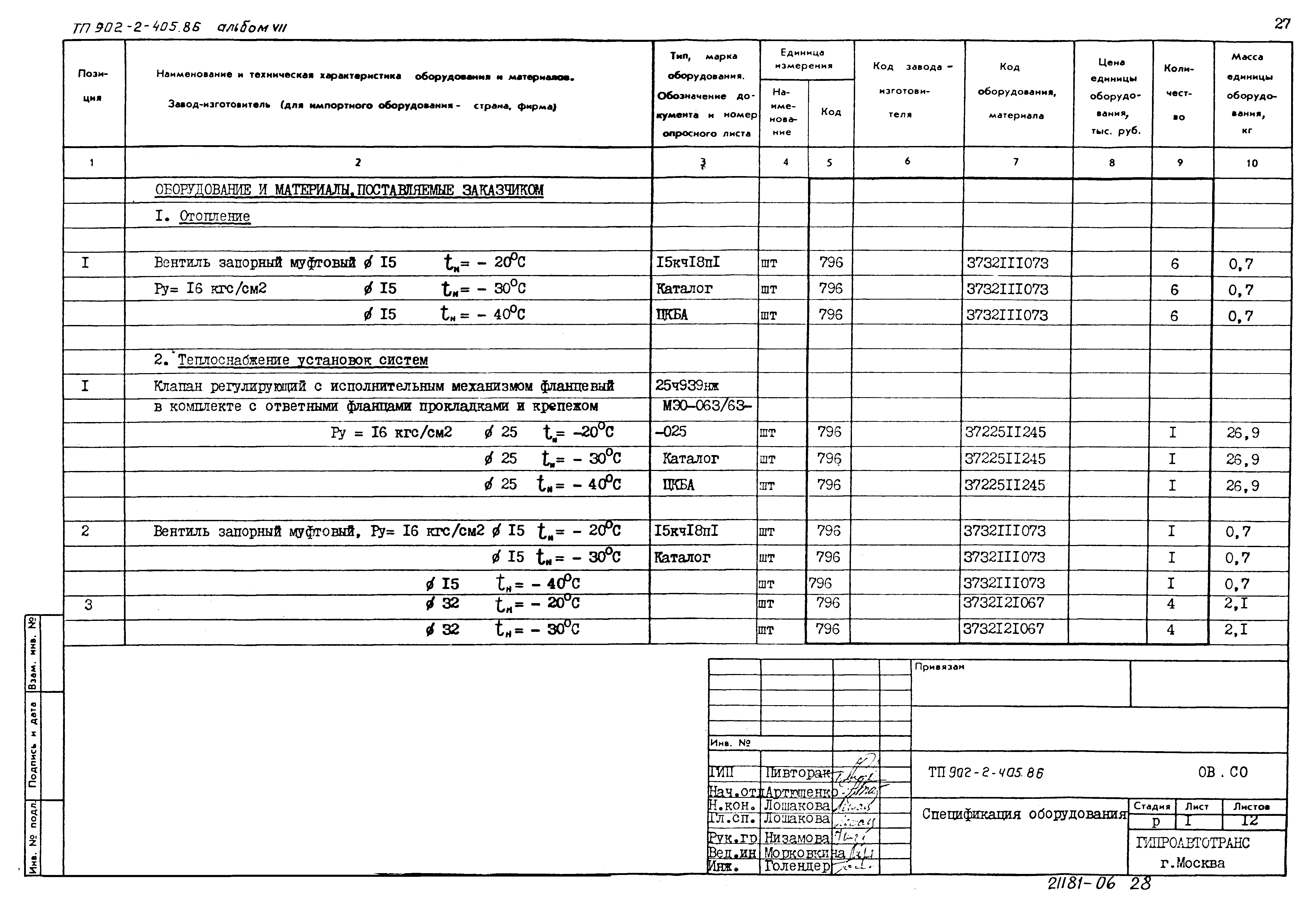 Типовой проект 902-2-405.86