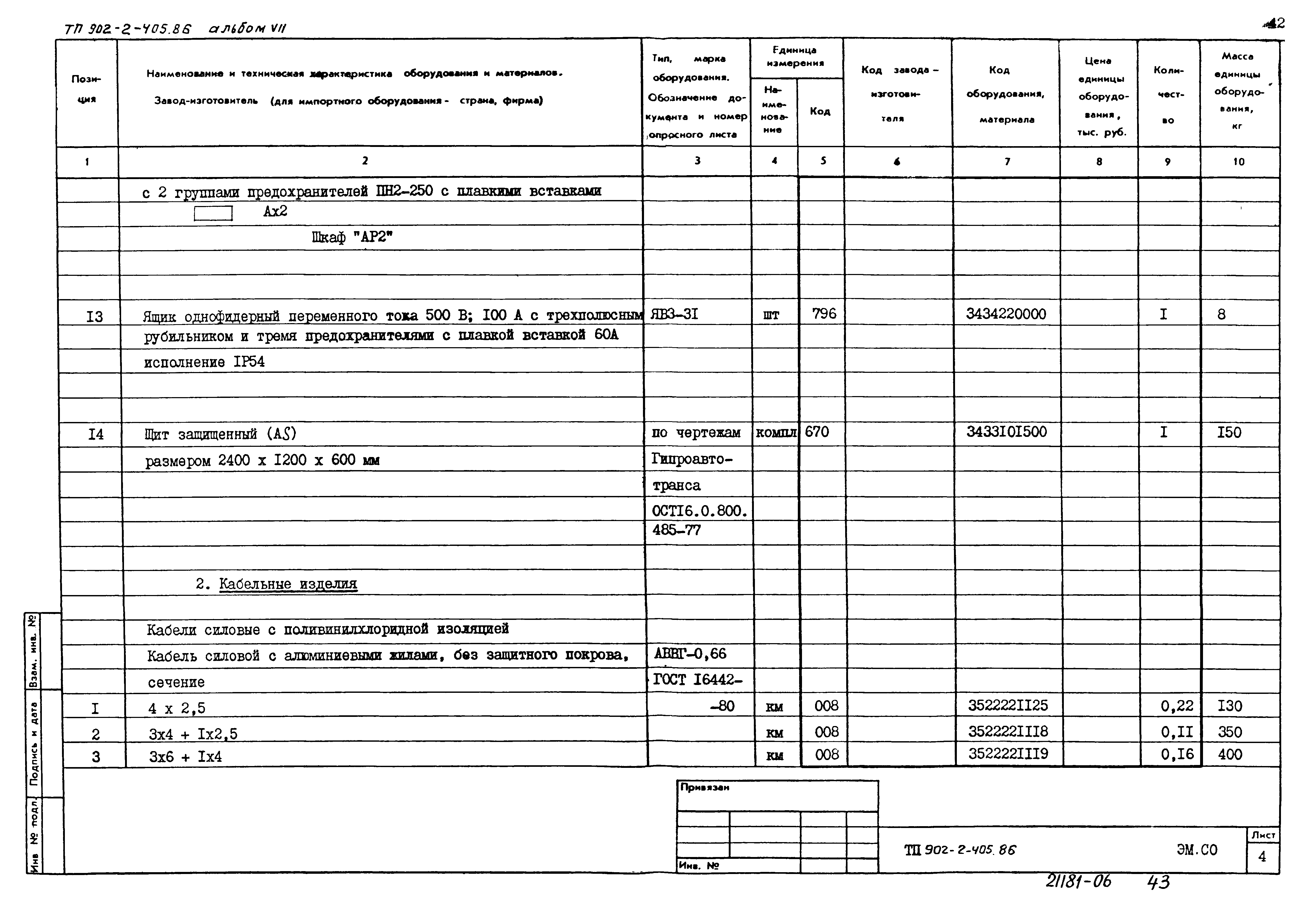 Типовой проект 902-2-405.86