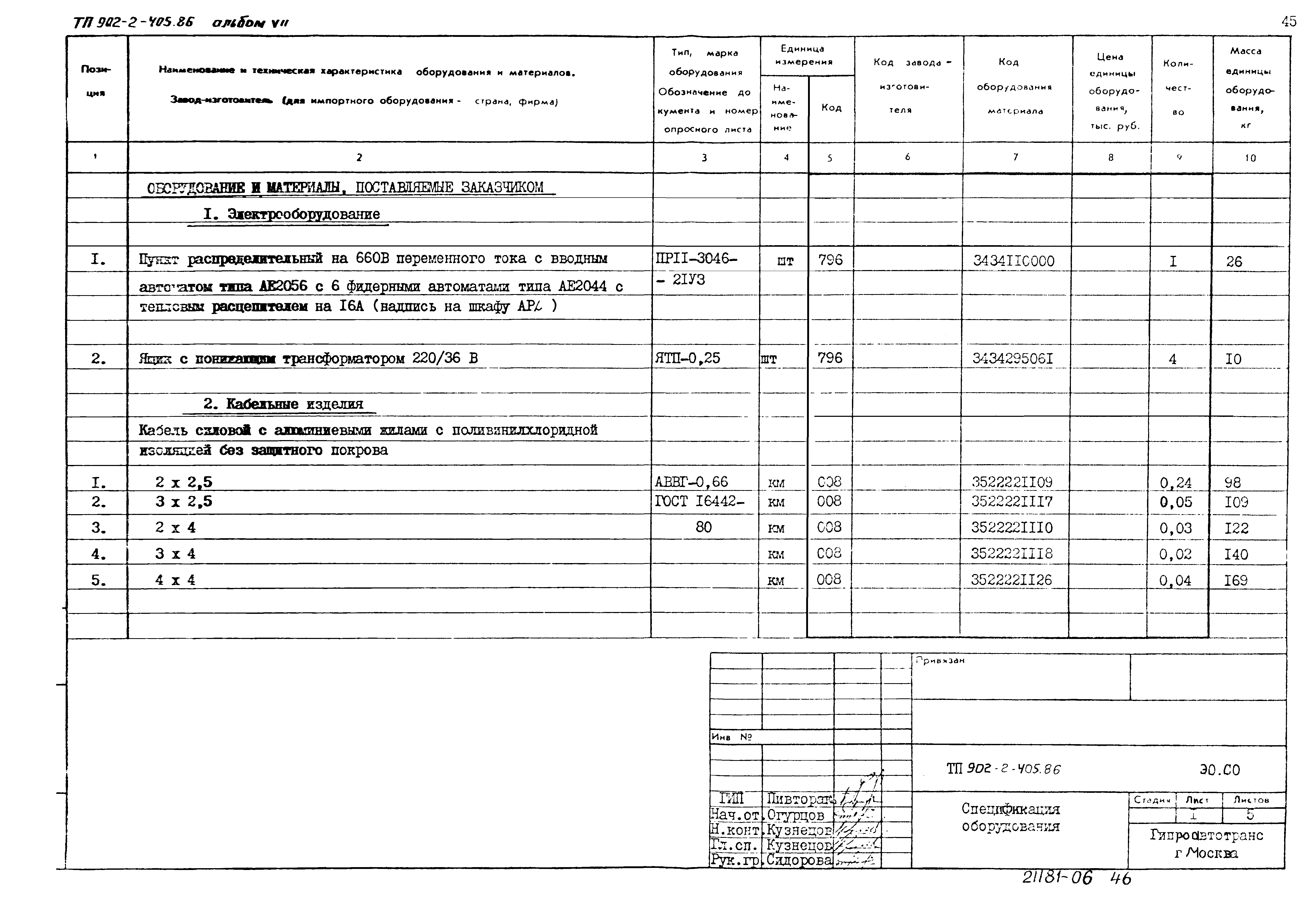Типовой проект 902-2-405.86