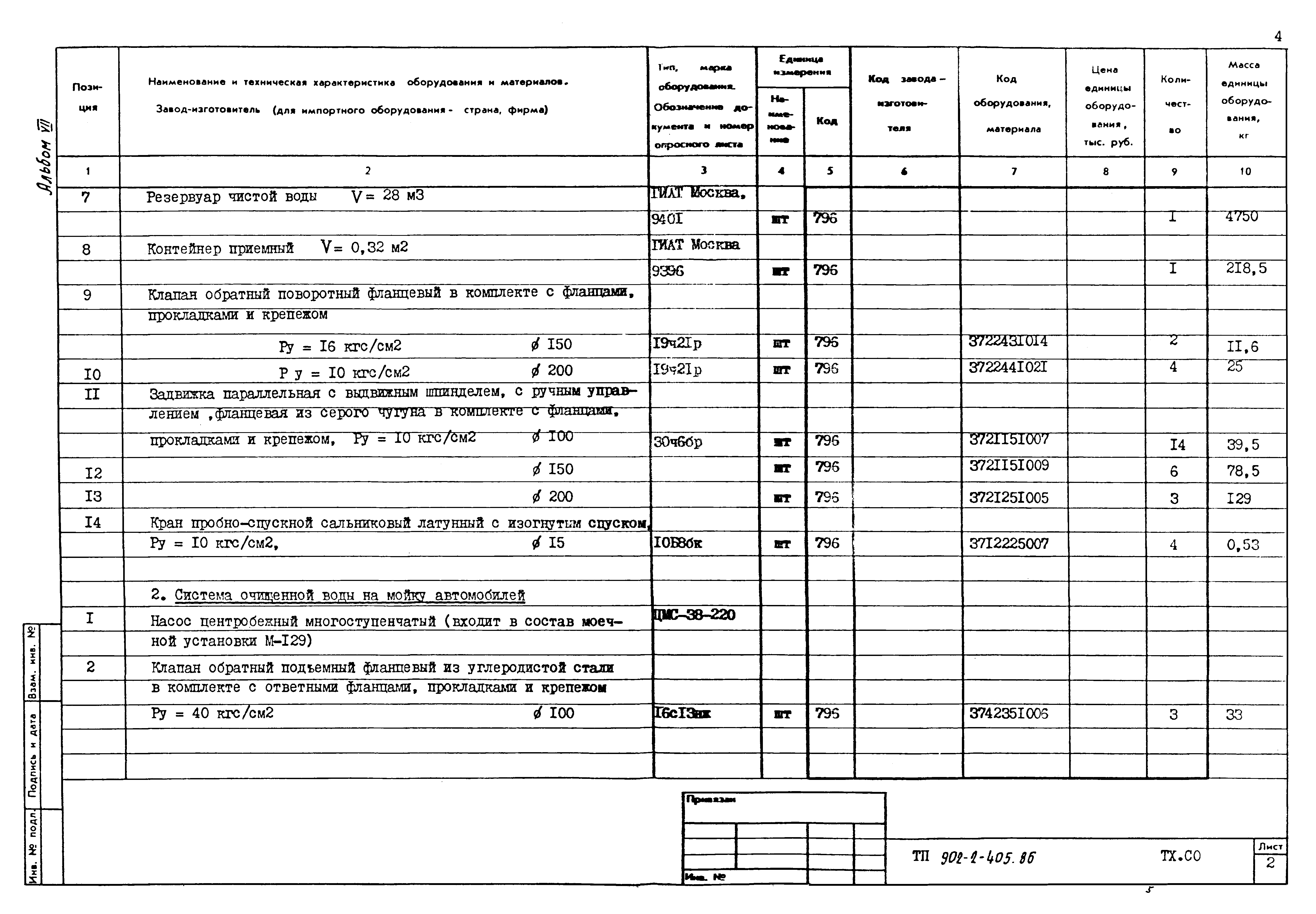 Типовой проект 902-2-405.86
