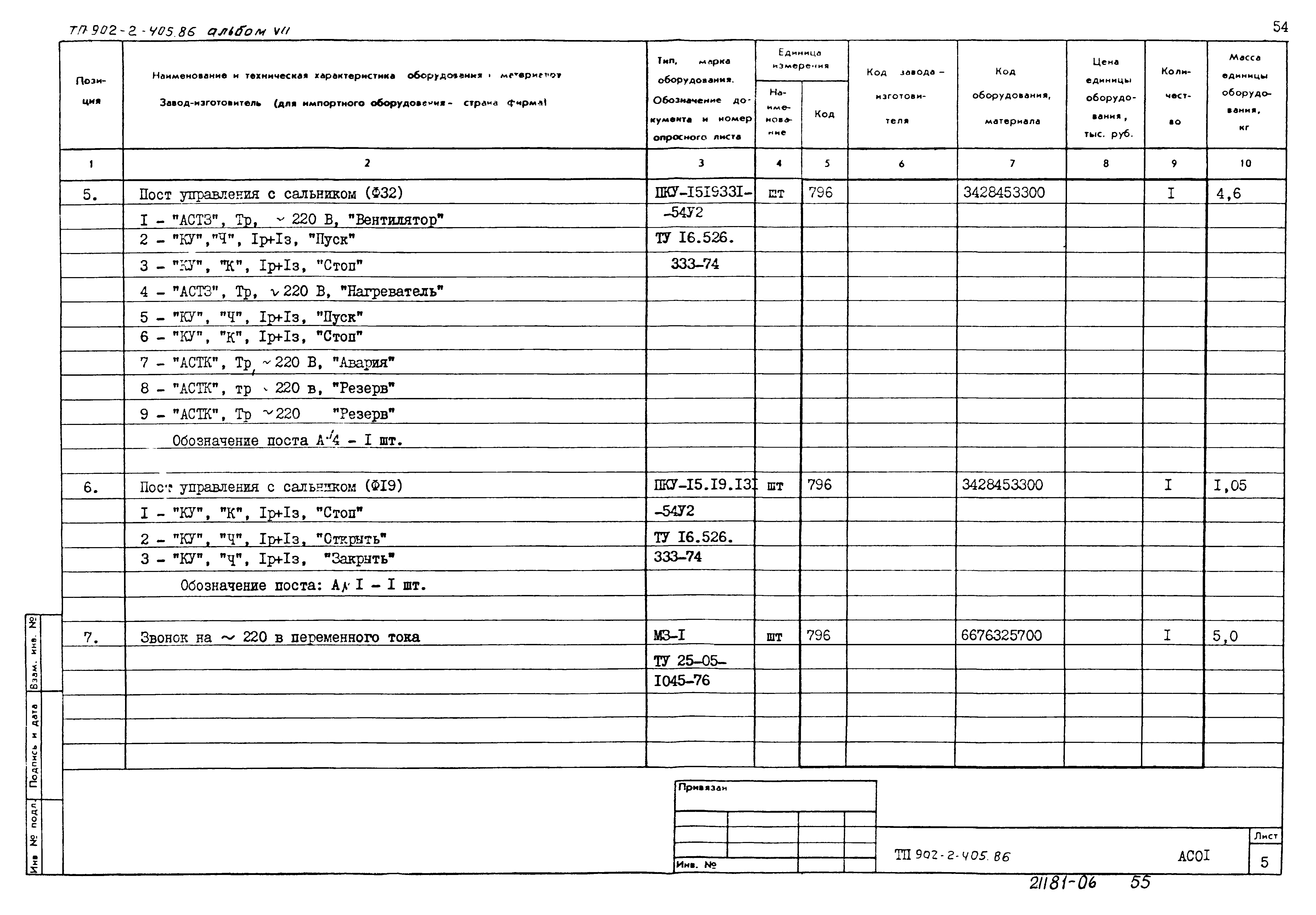 Типовой проект 902-2-405.86