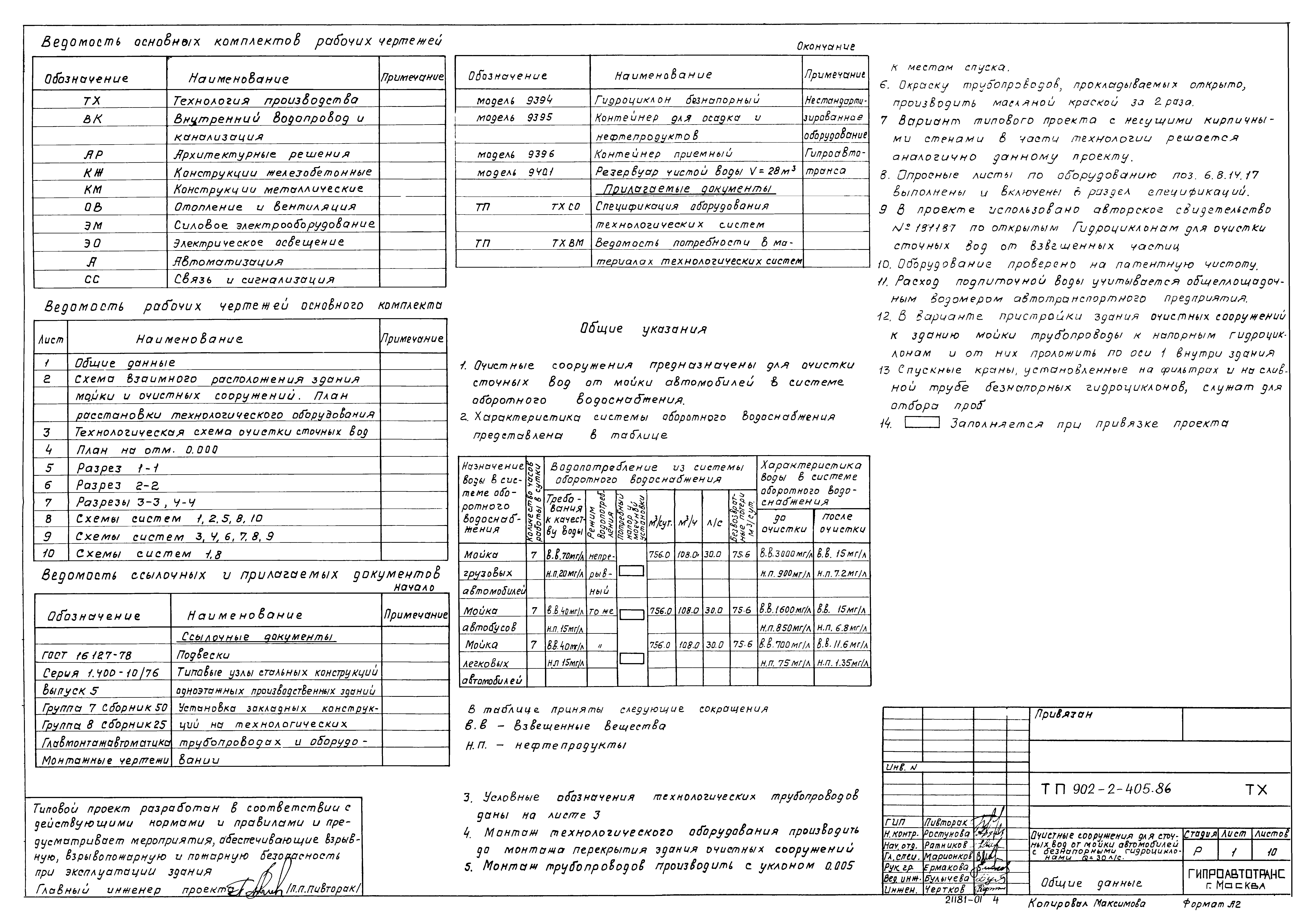 Типовой проект 902-2-405.86