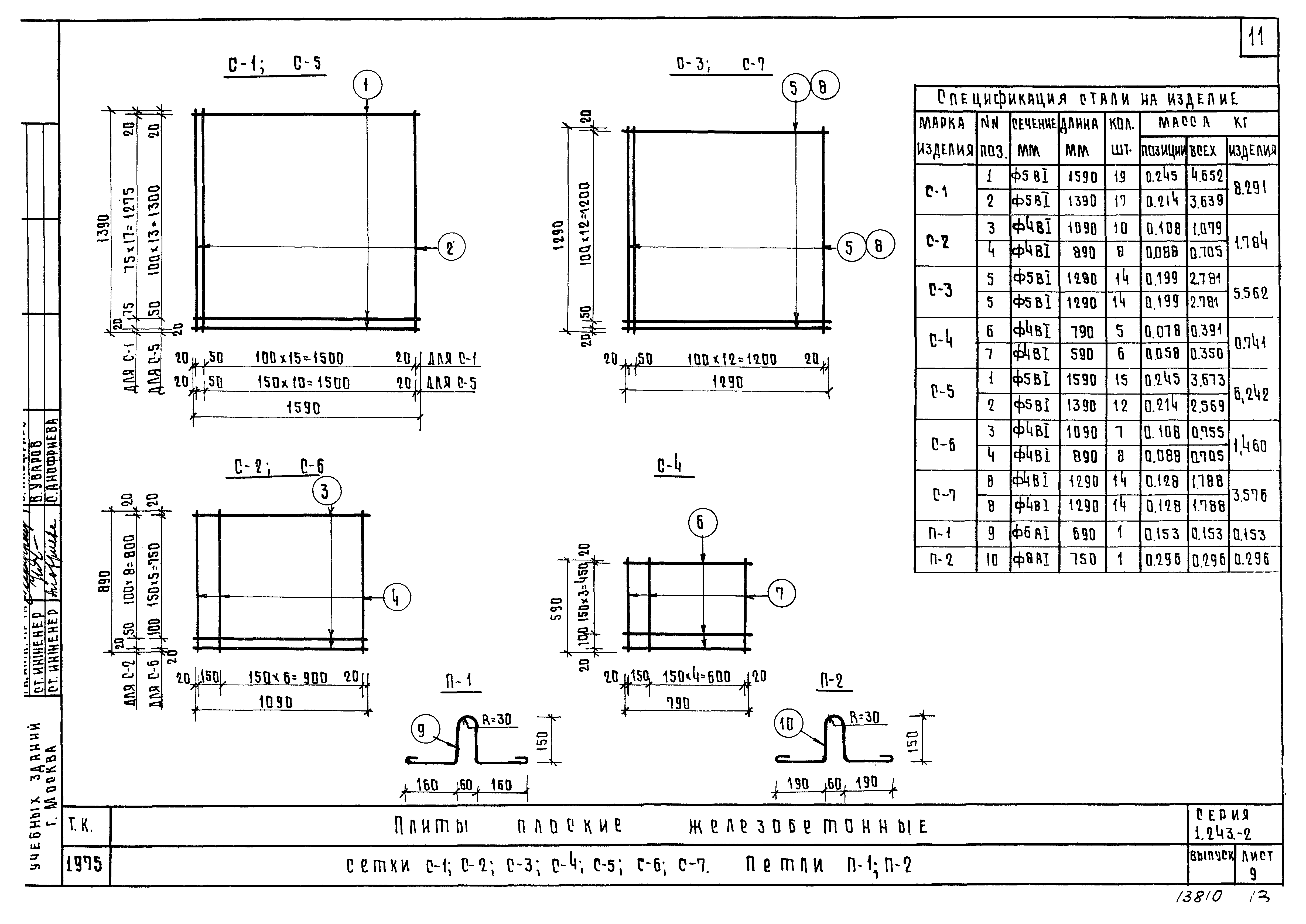 Плита бпр 120 чертежи