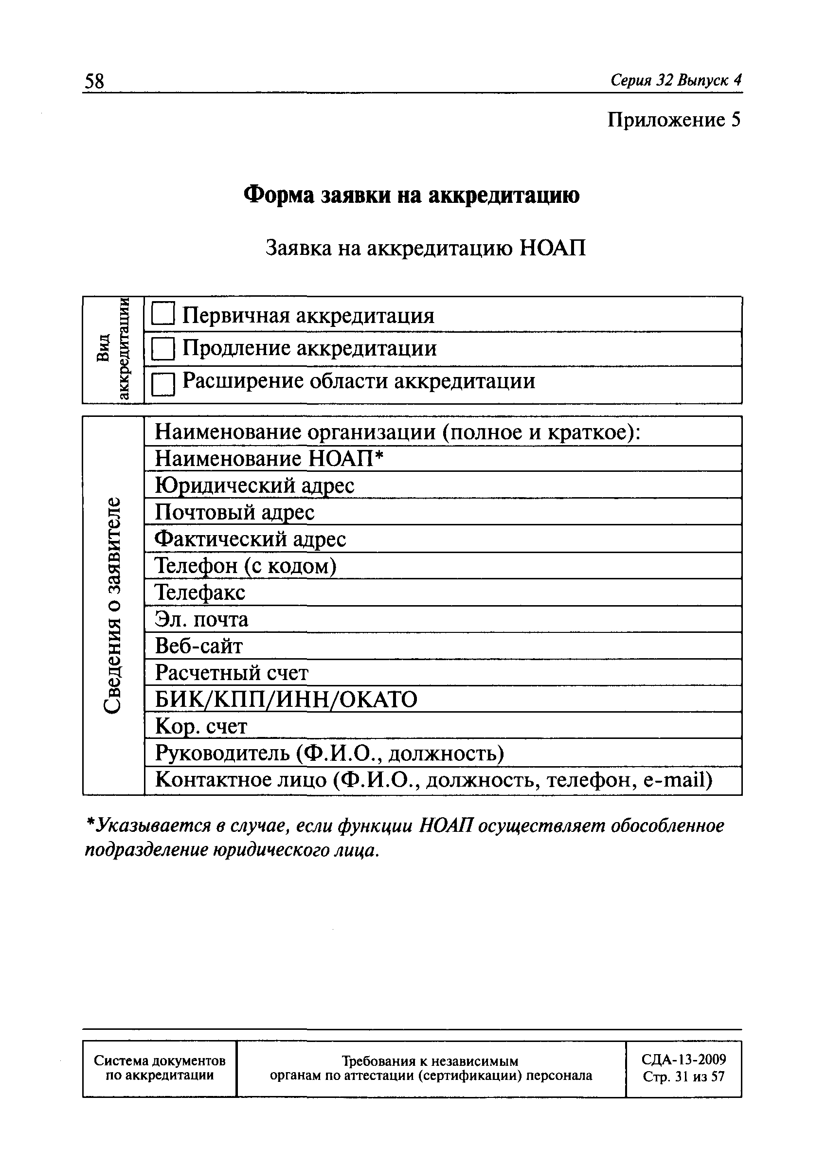 СДА 13-2009