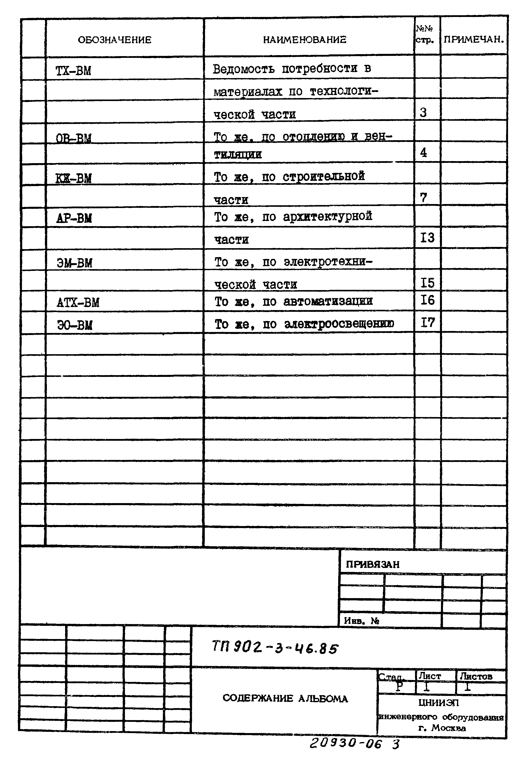 Типовой проект 902-3-46.85