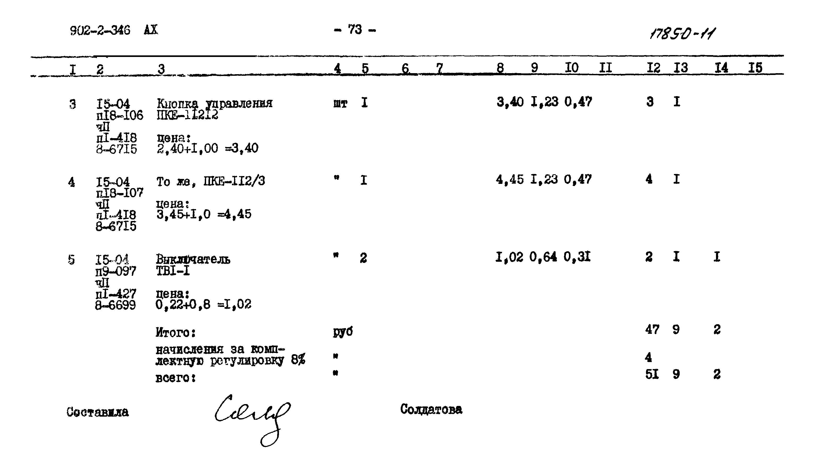Типовой проект 902-2-346