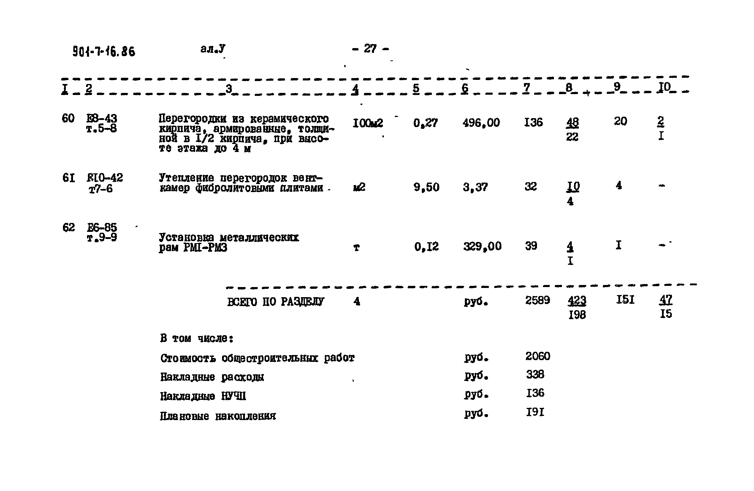Типовой проект 901-7-16.86