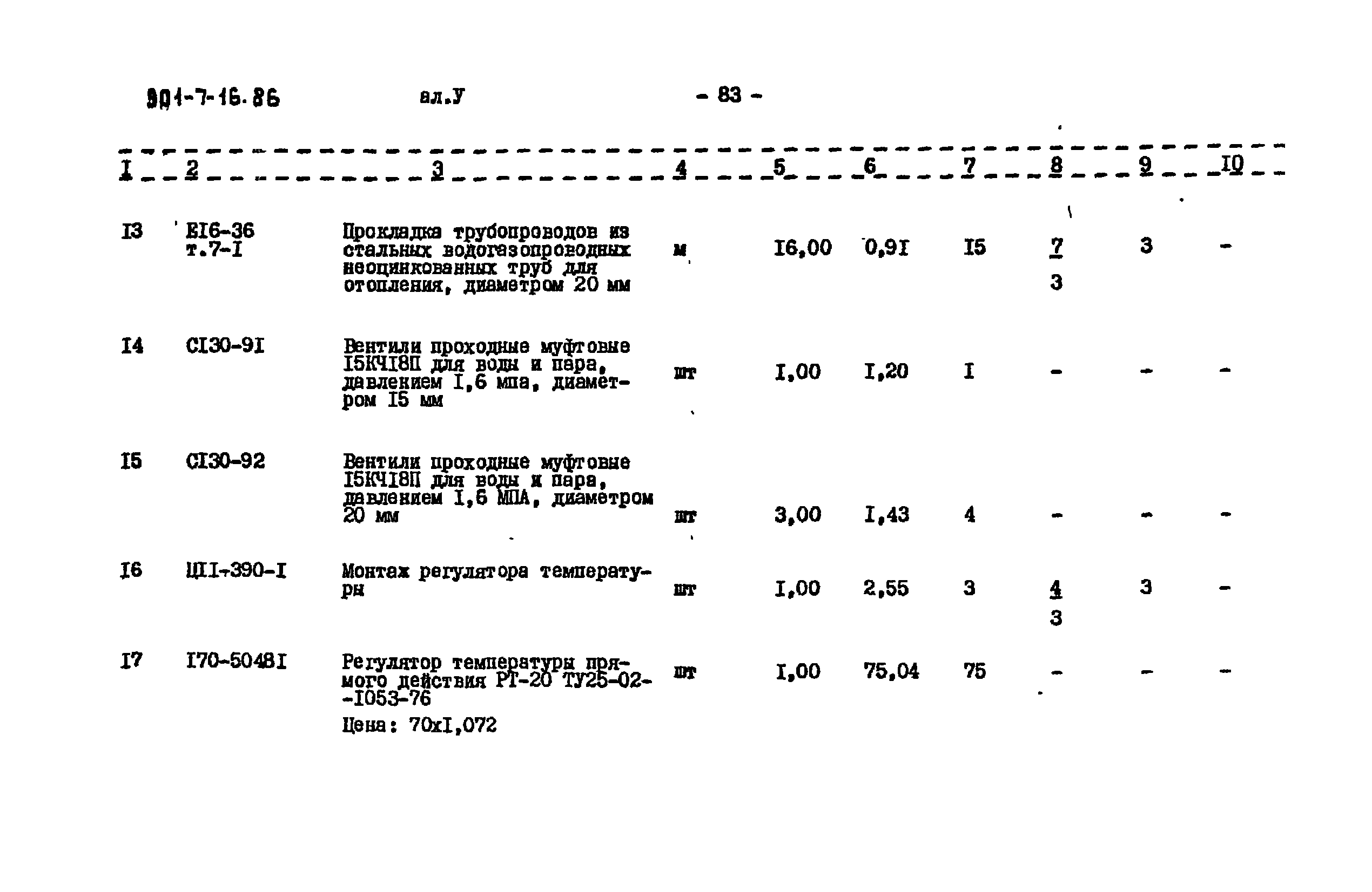 Типовой проект 901-7-16.86