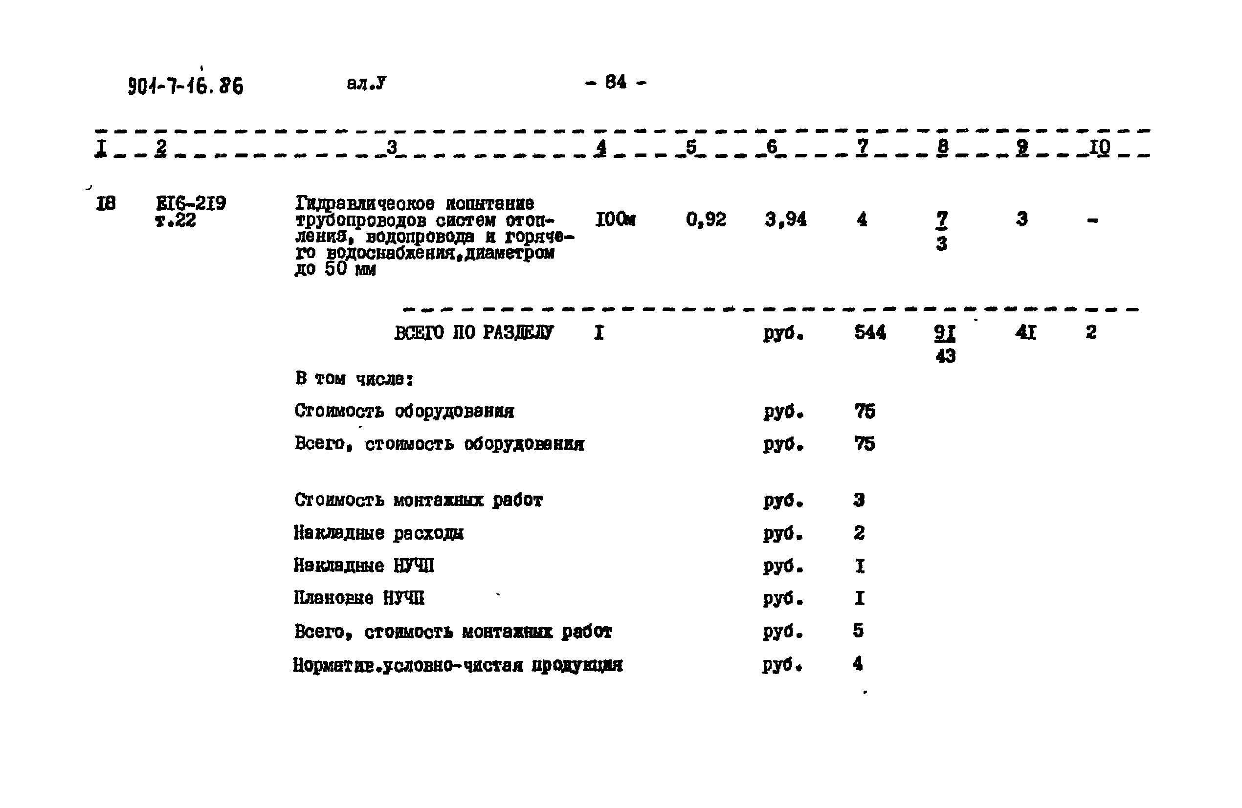 Типовой проект 901-7-16.86