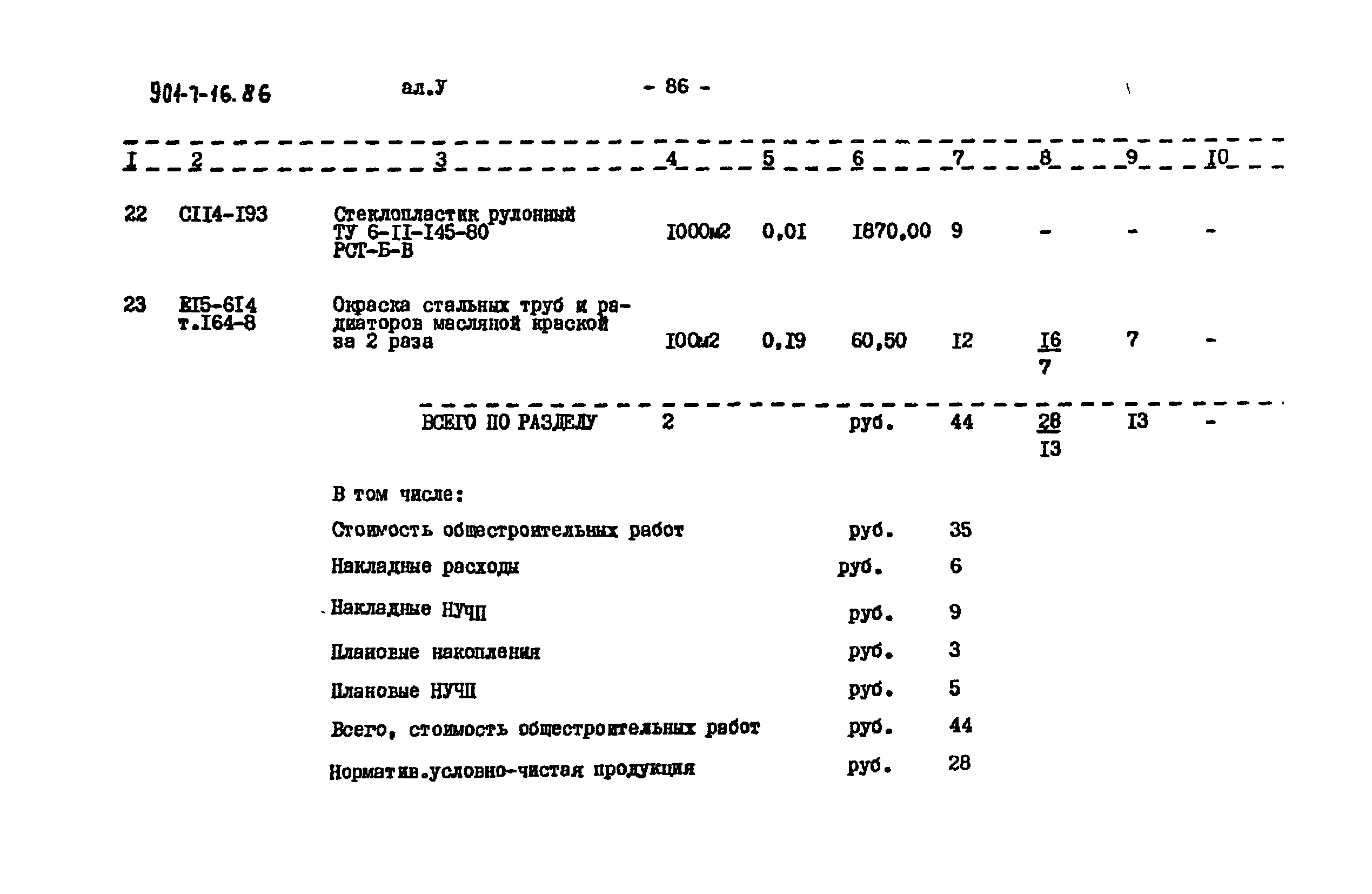 Типовой проект 901-7-16.86