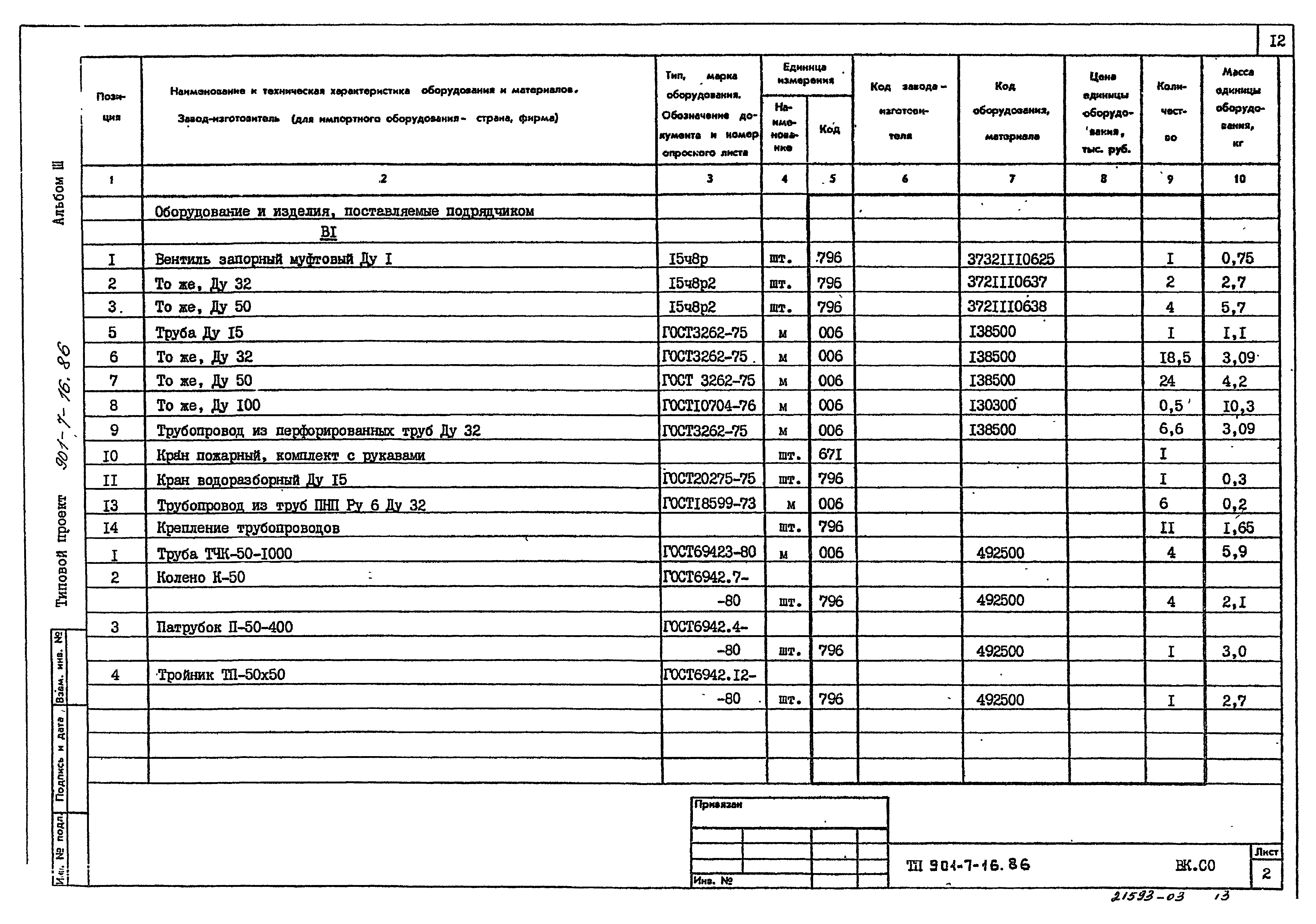 Типовой проект 901-7-16.86