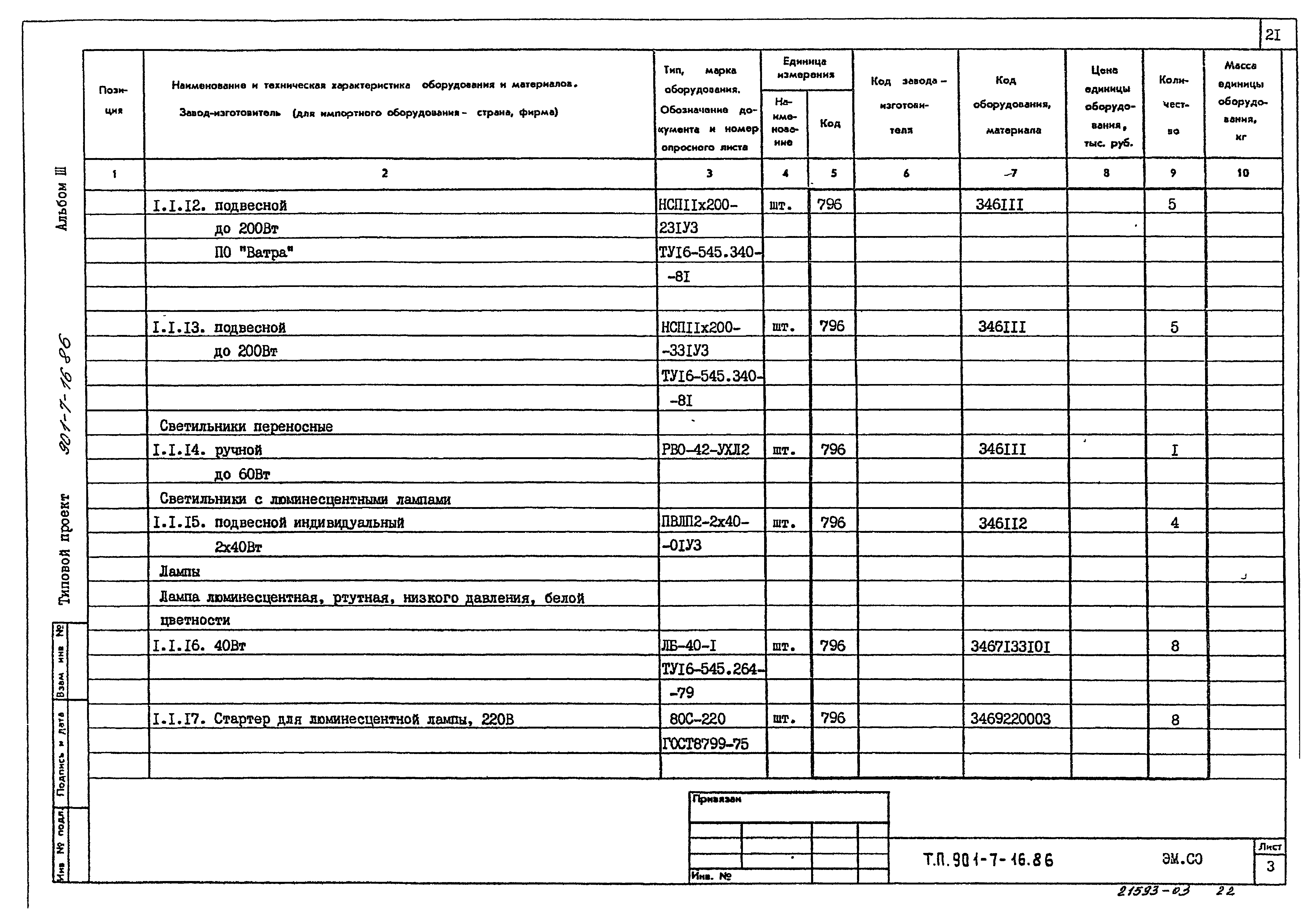 Типовой проект 901-7-16.86