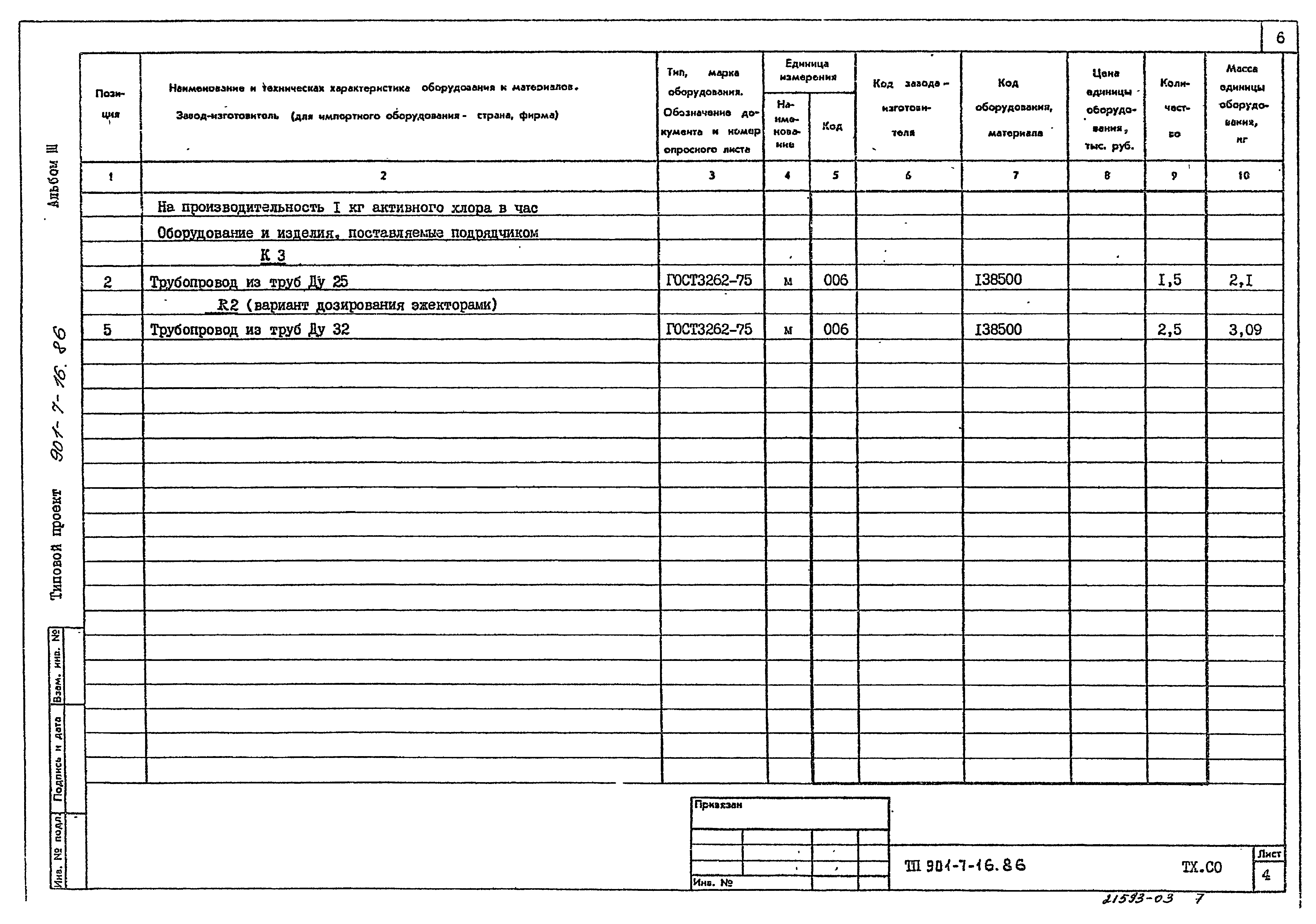 Типовой проект 901-7-16.86