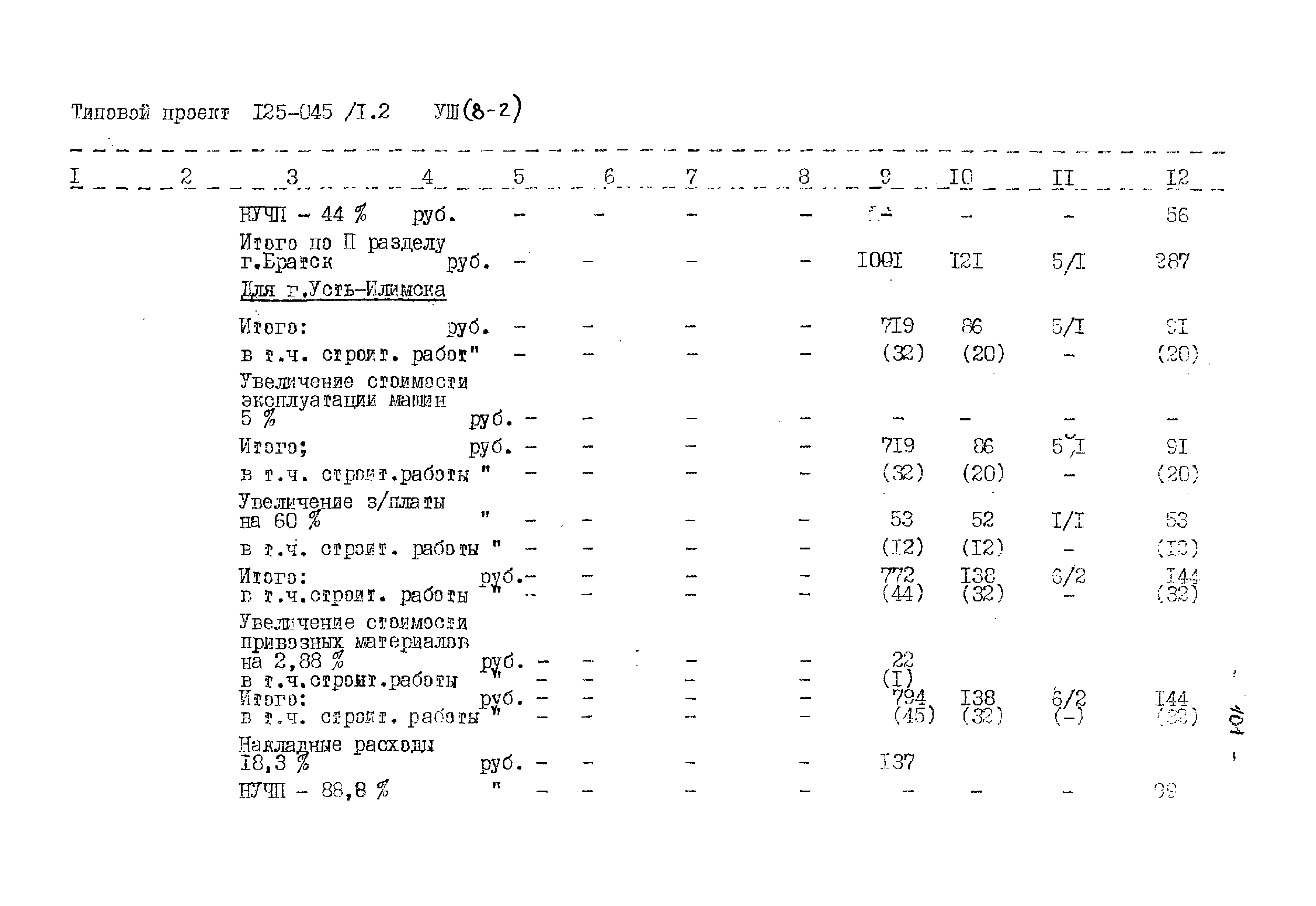 Типовой проект 125-045/1.2