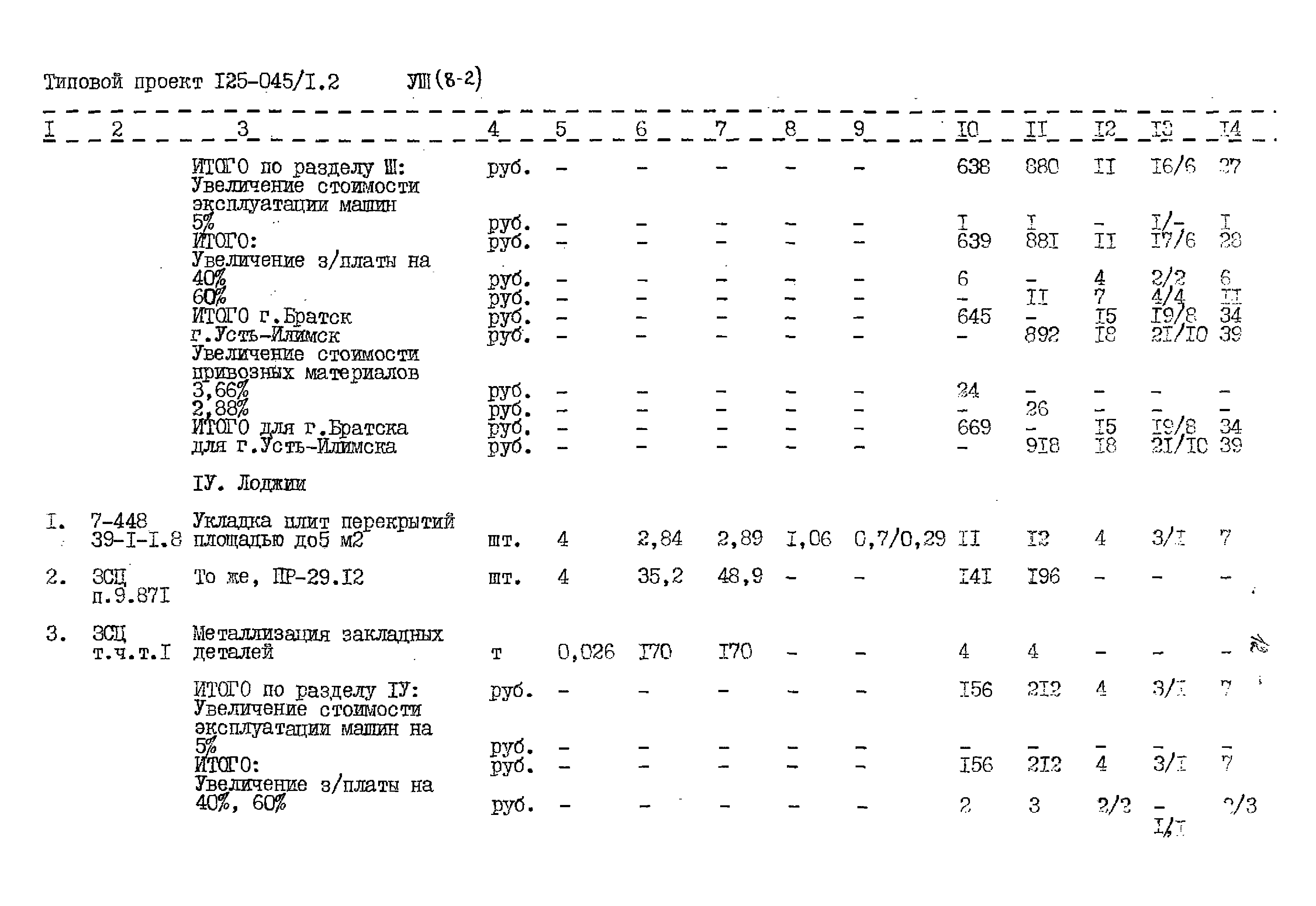 Типовой проект 125-045/1.2