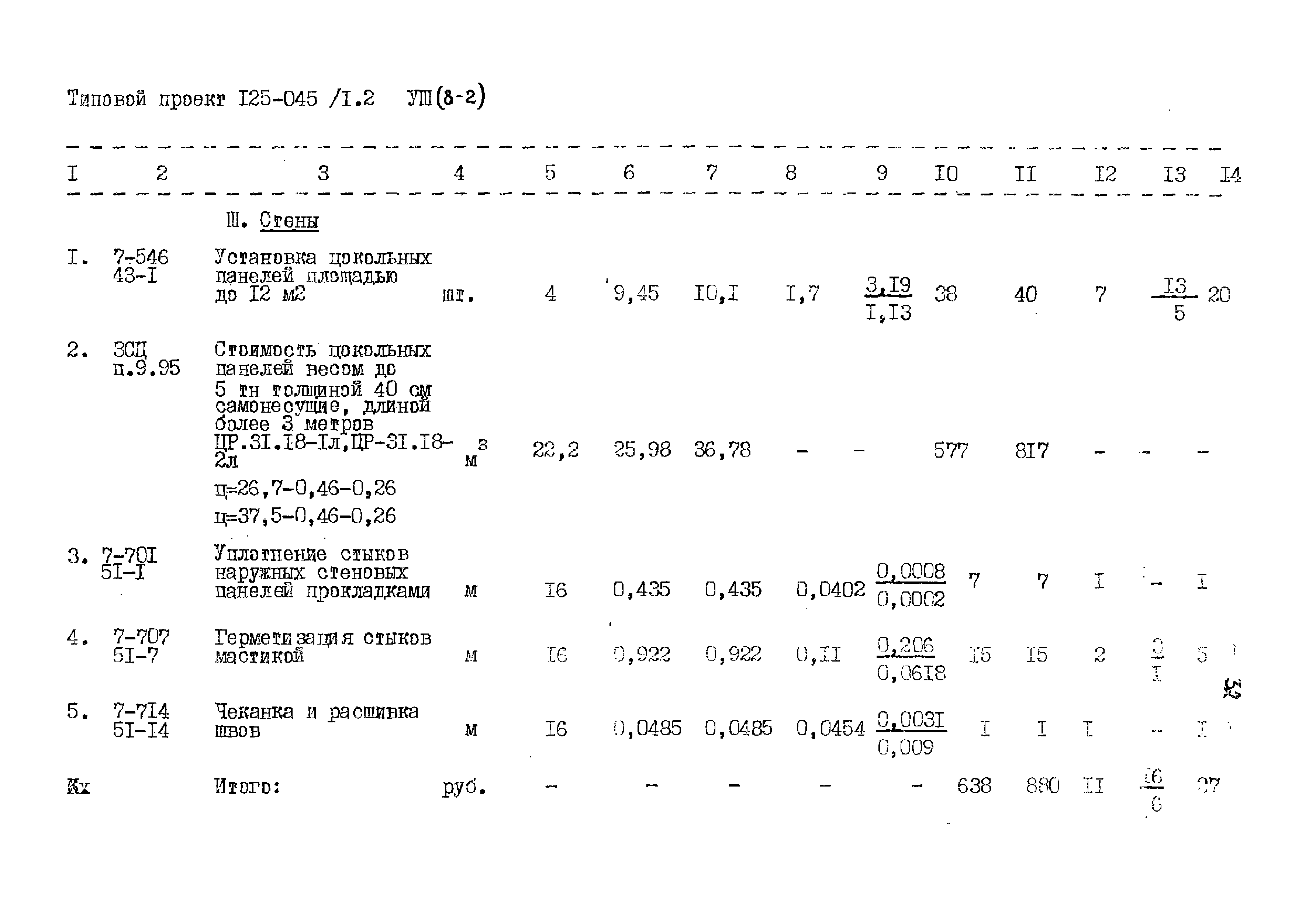 Типовой проект 125-045/1.2