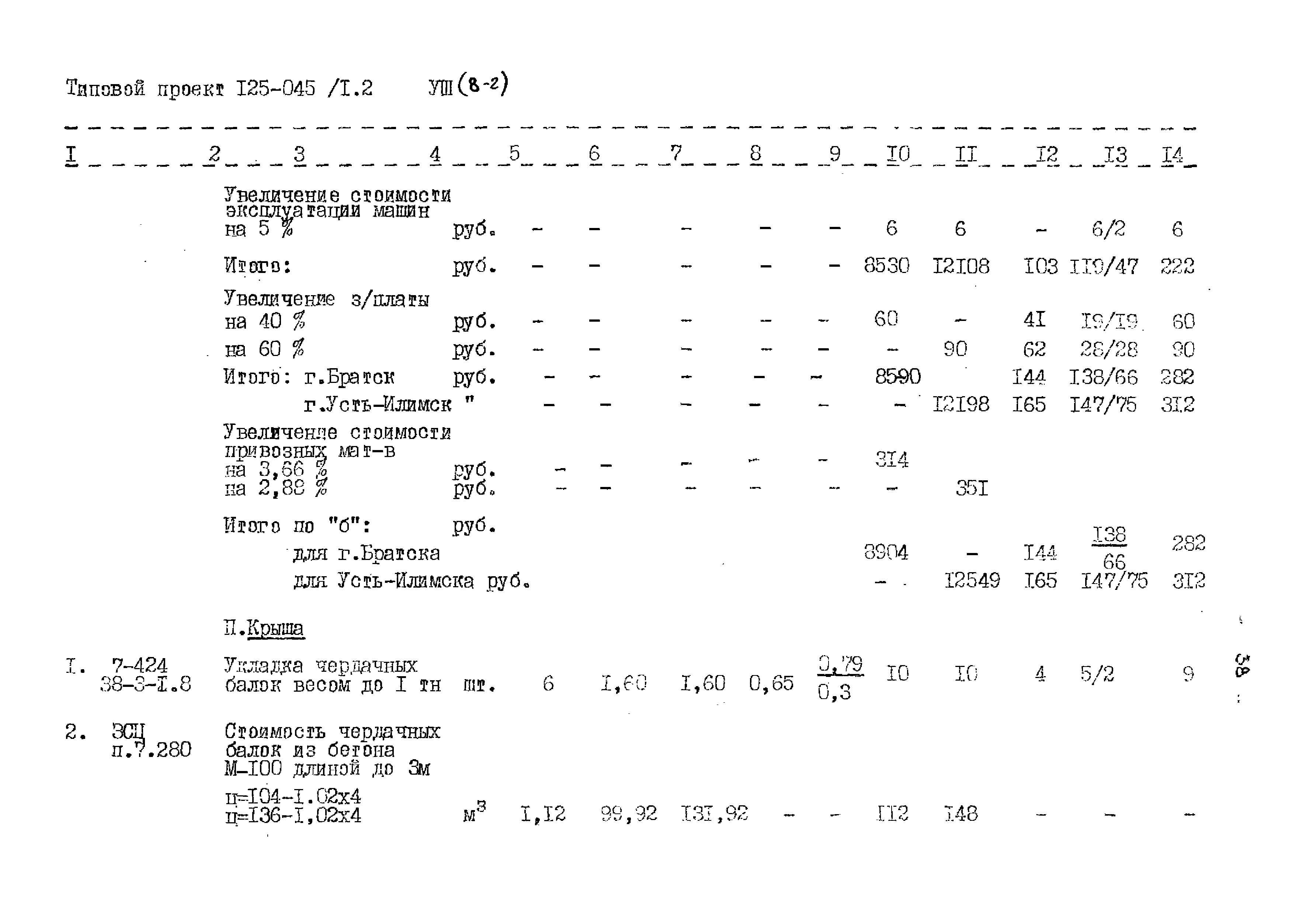 Типовой проект 125-045/1.2