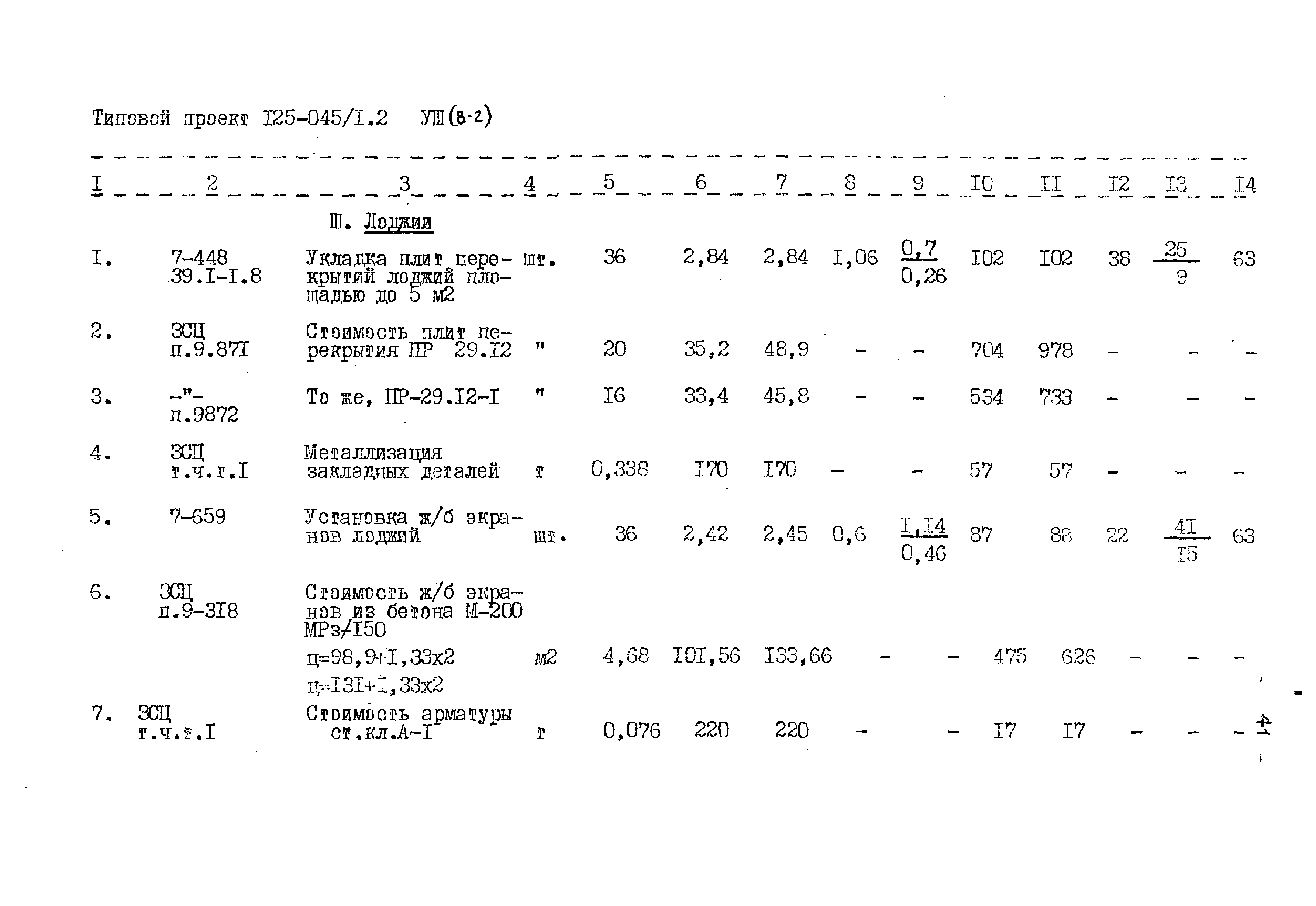 Типовой проект 125-045/1.2