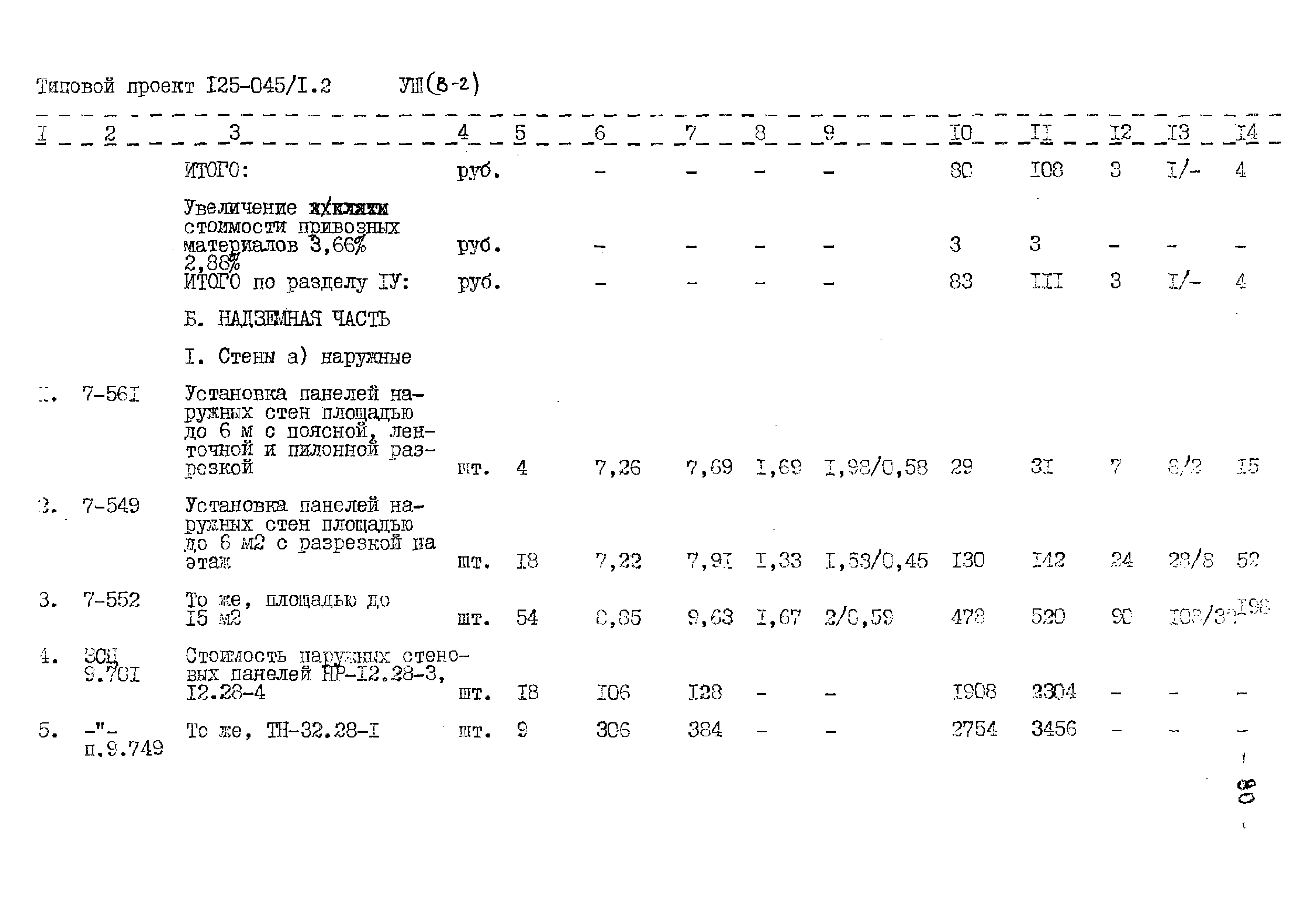 Типовой проект 125-045/1.2