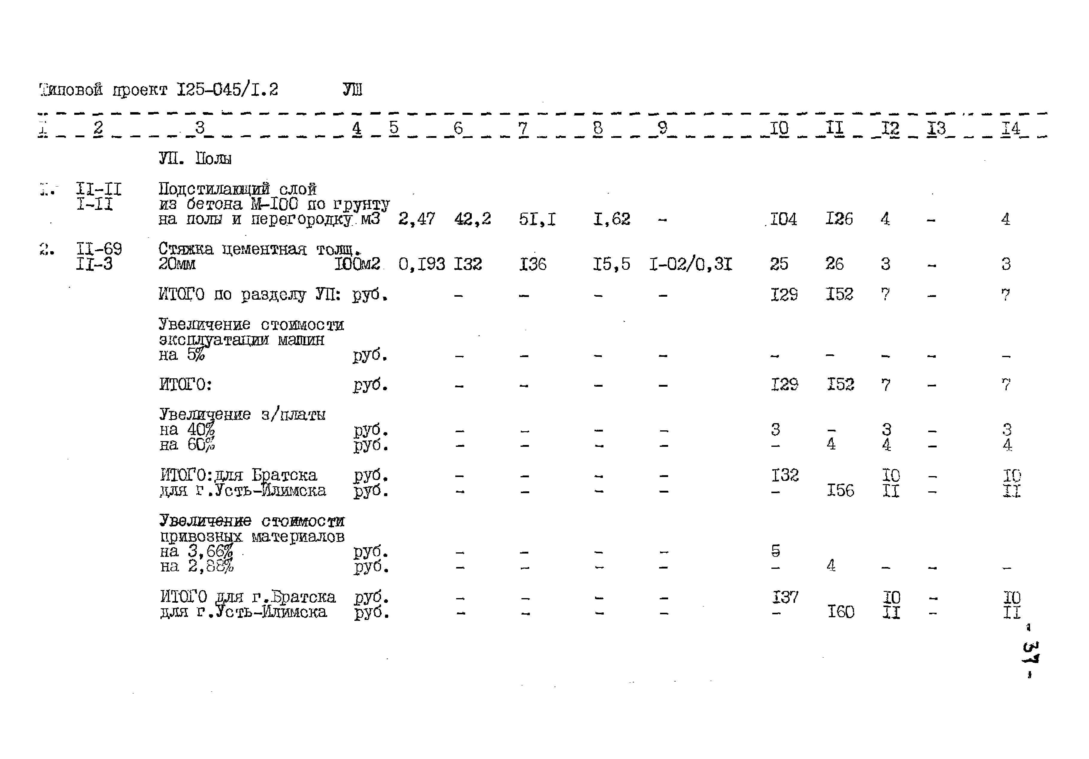 Типовой проект 125-045/1.2