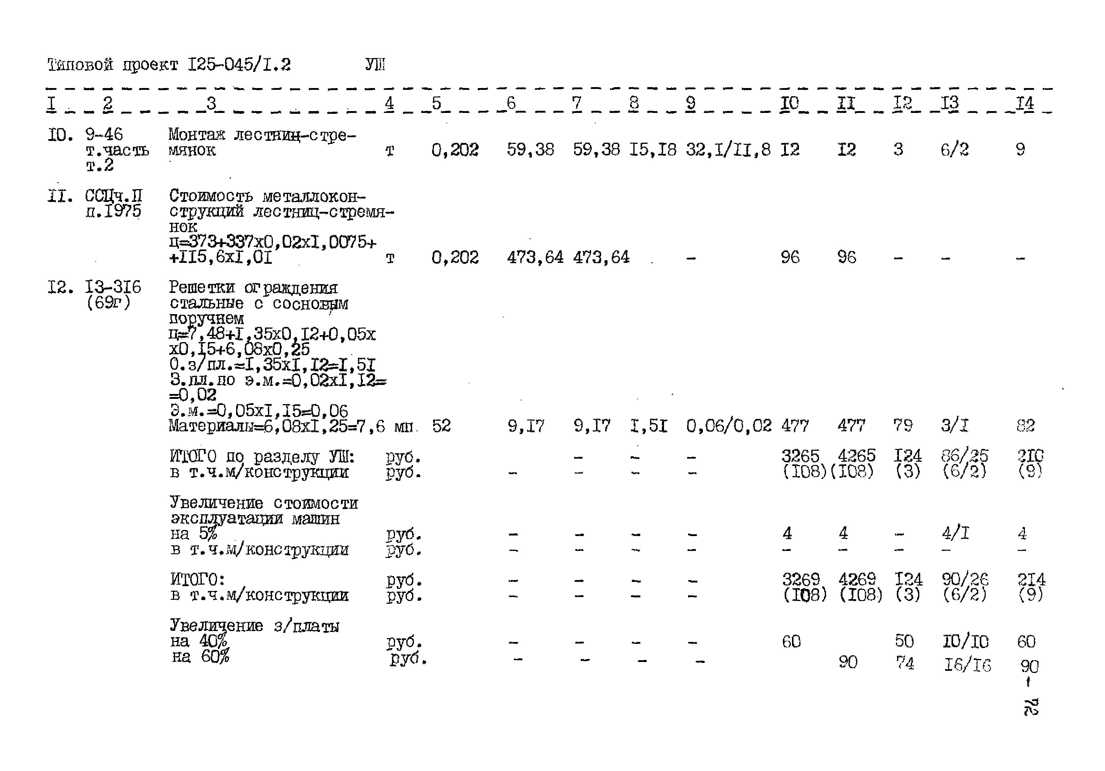 Типовой проект 125-045/1.2