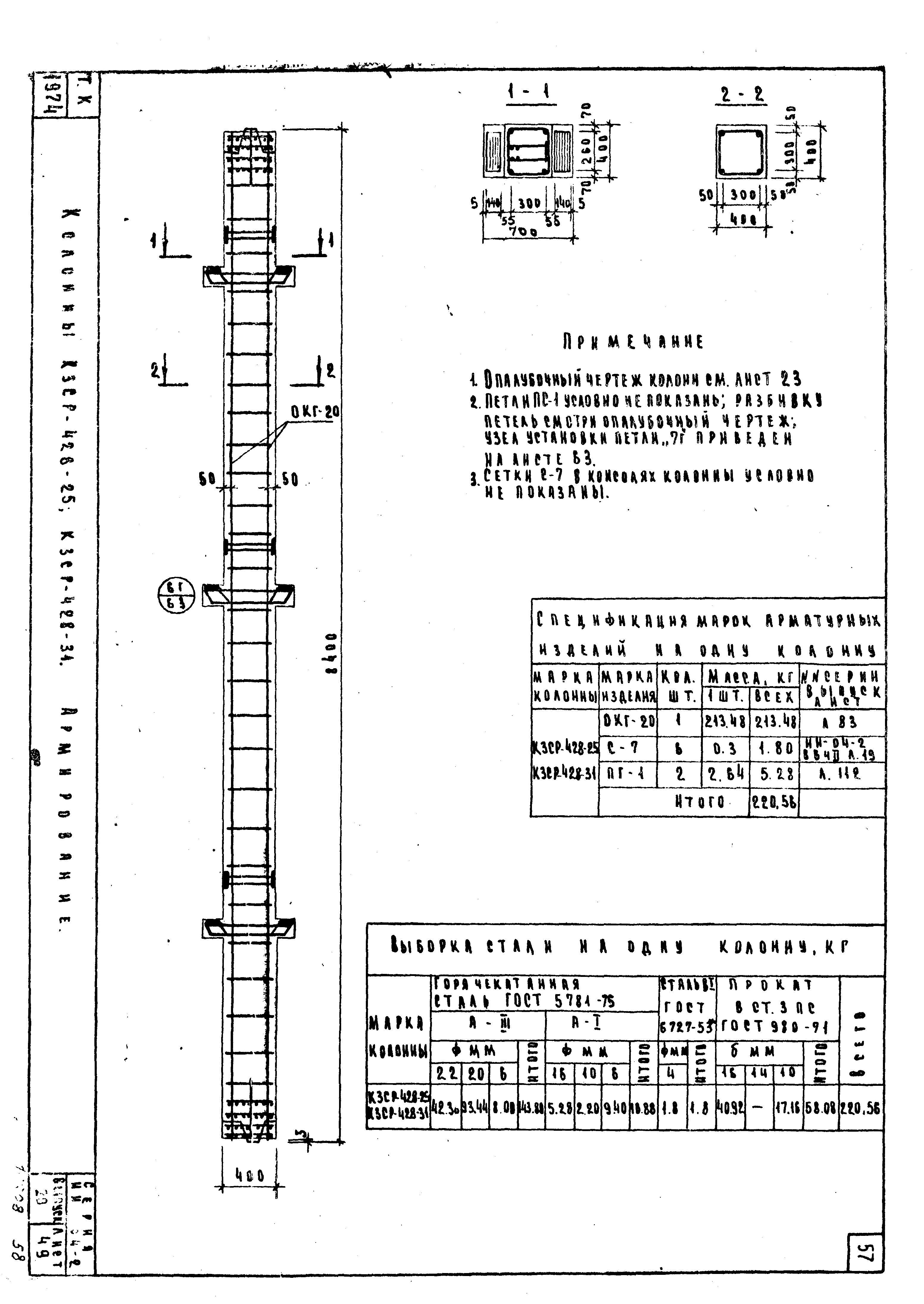 Колонна 400х400