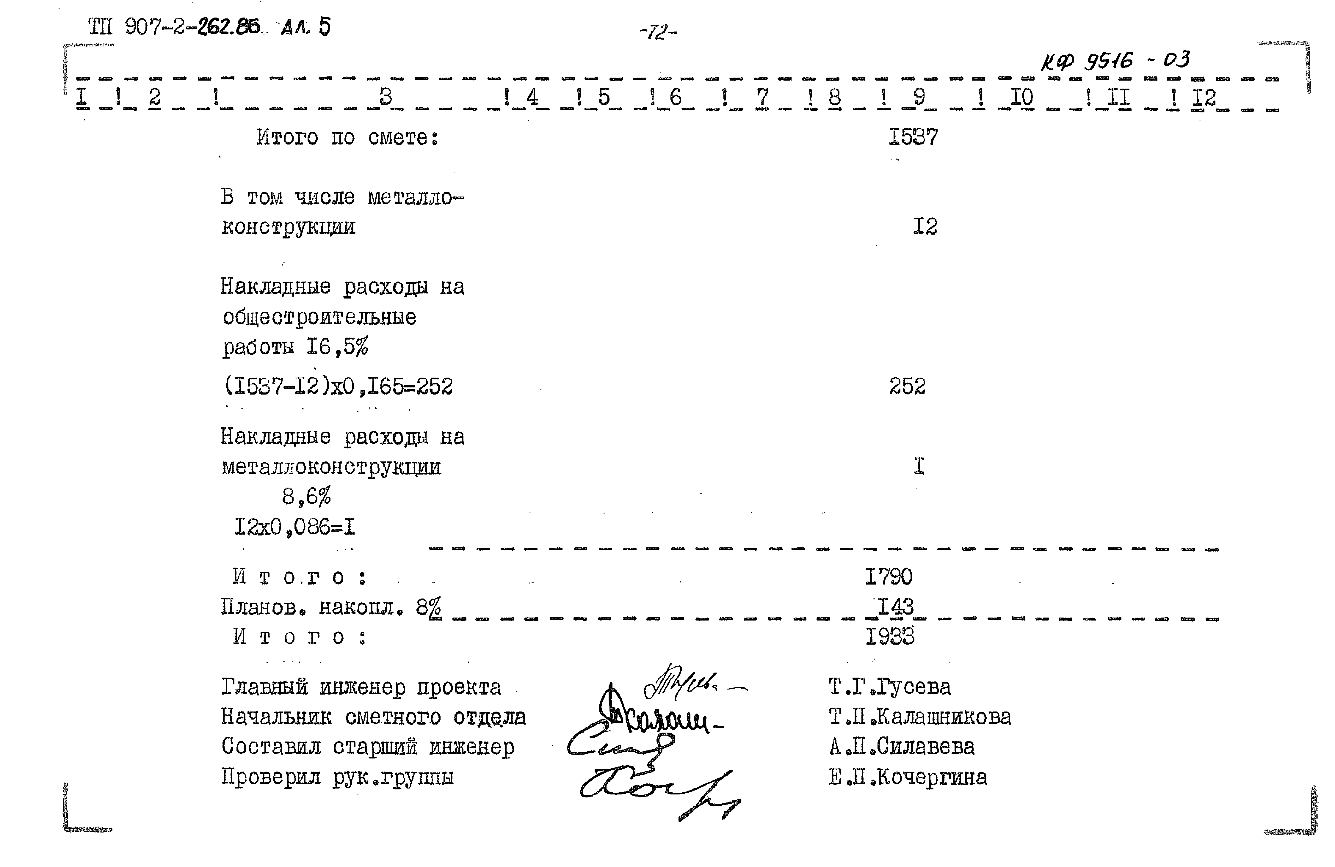 Типовой проект 907-2-262.86