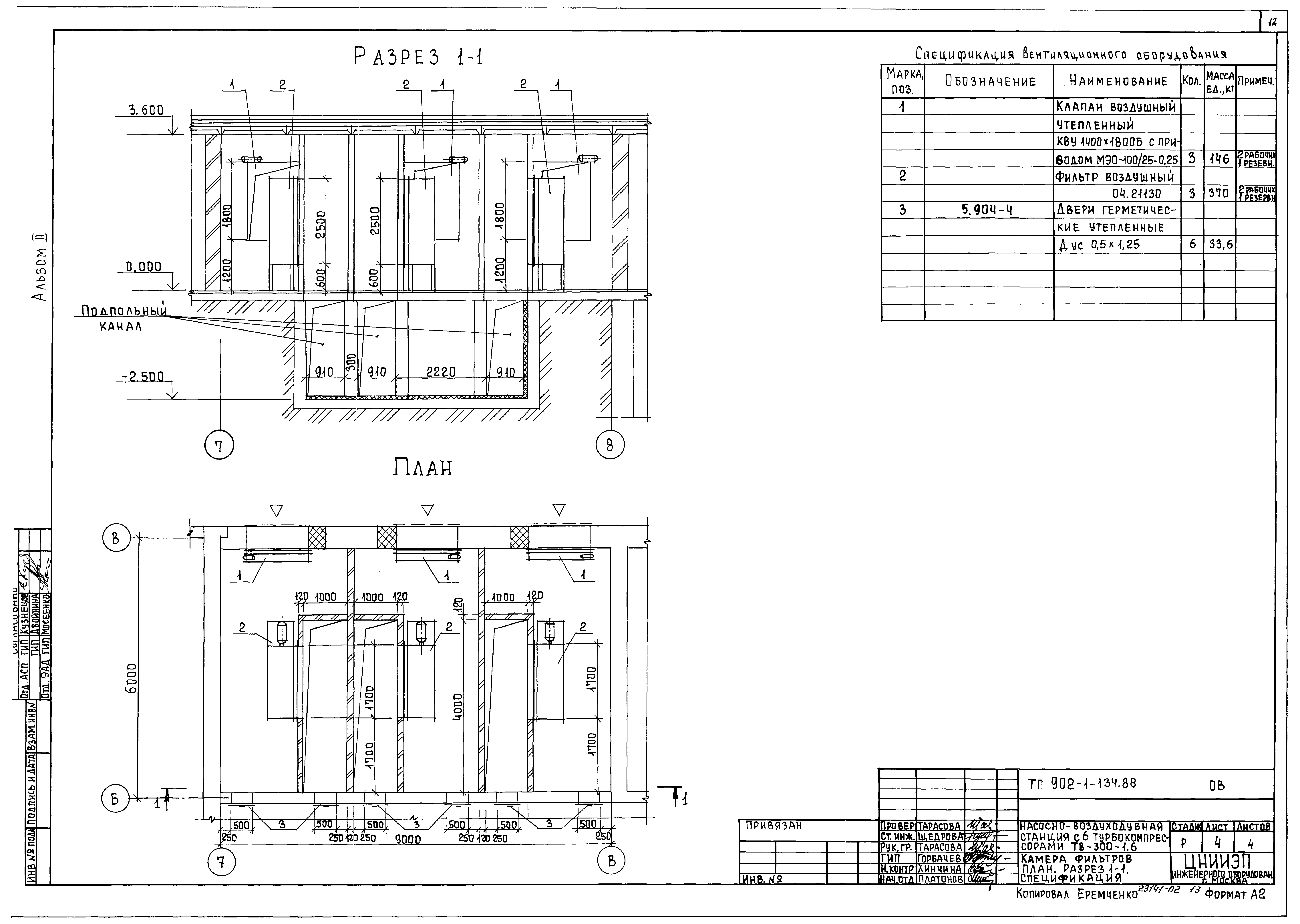 Типовой проект 902-1-134.88