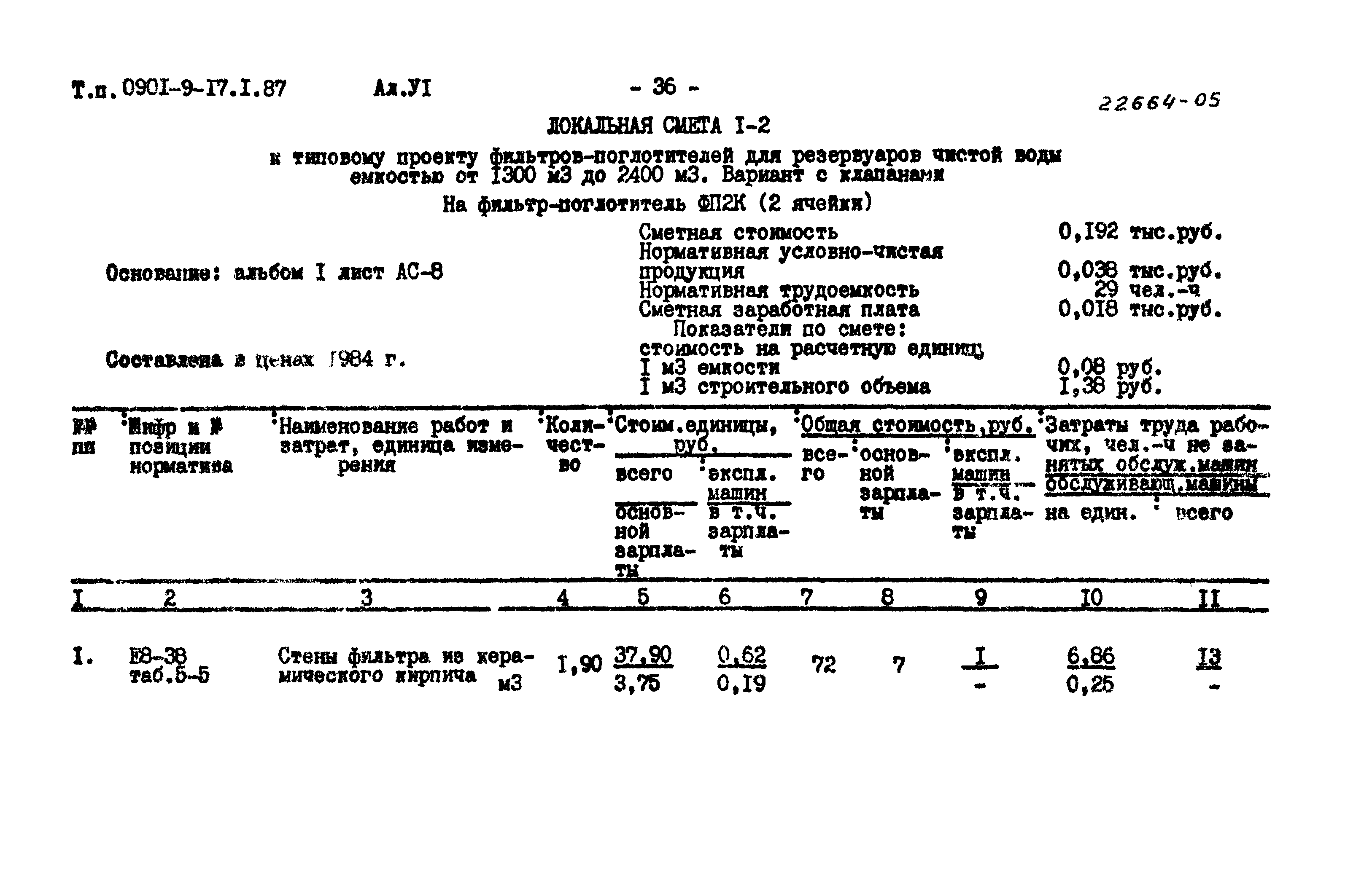 Типовой проект 0901-9-17.2.87
