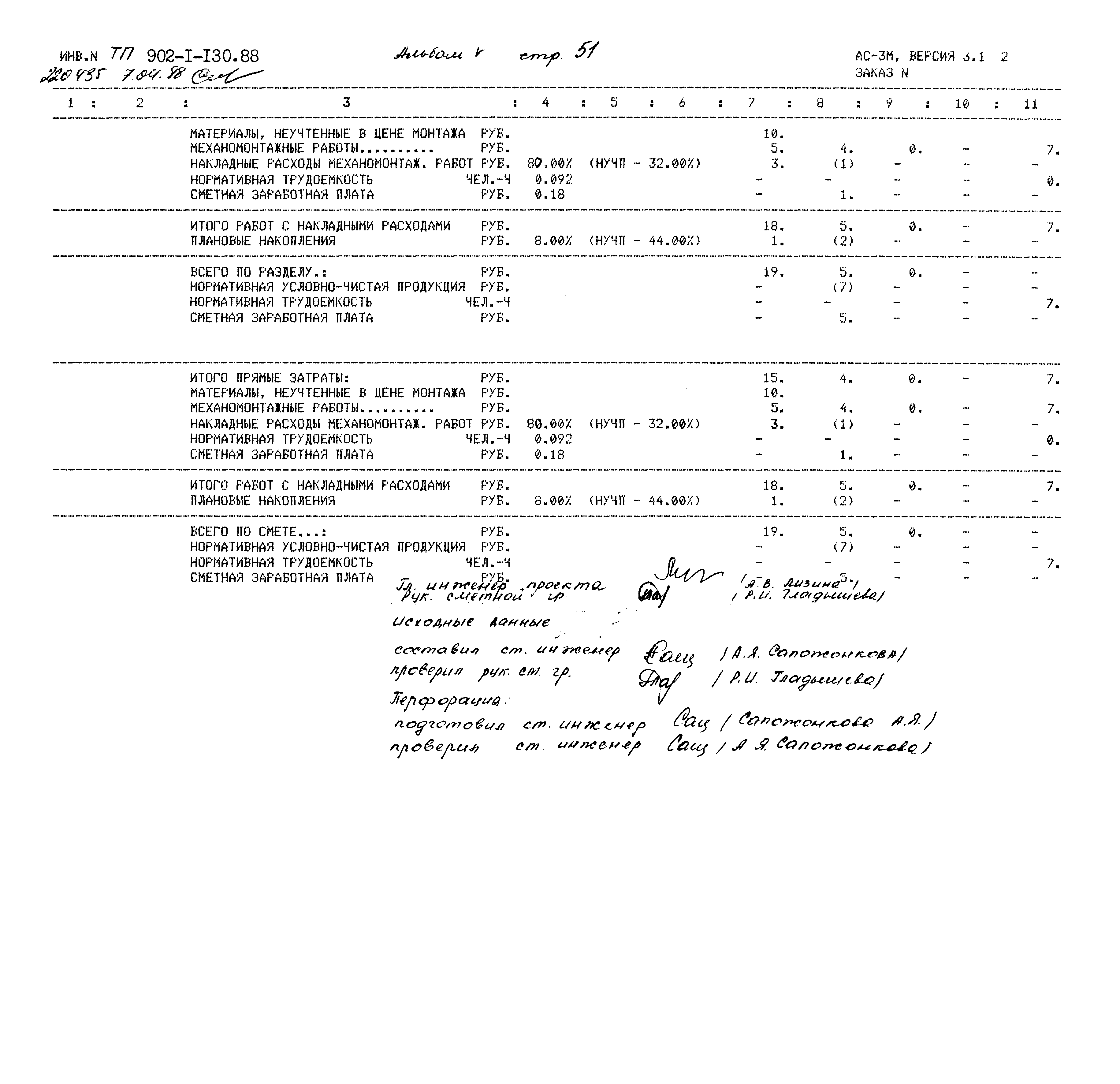 Типовой проект 902-1-130.88