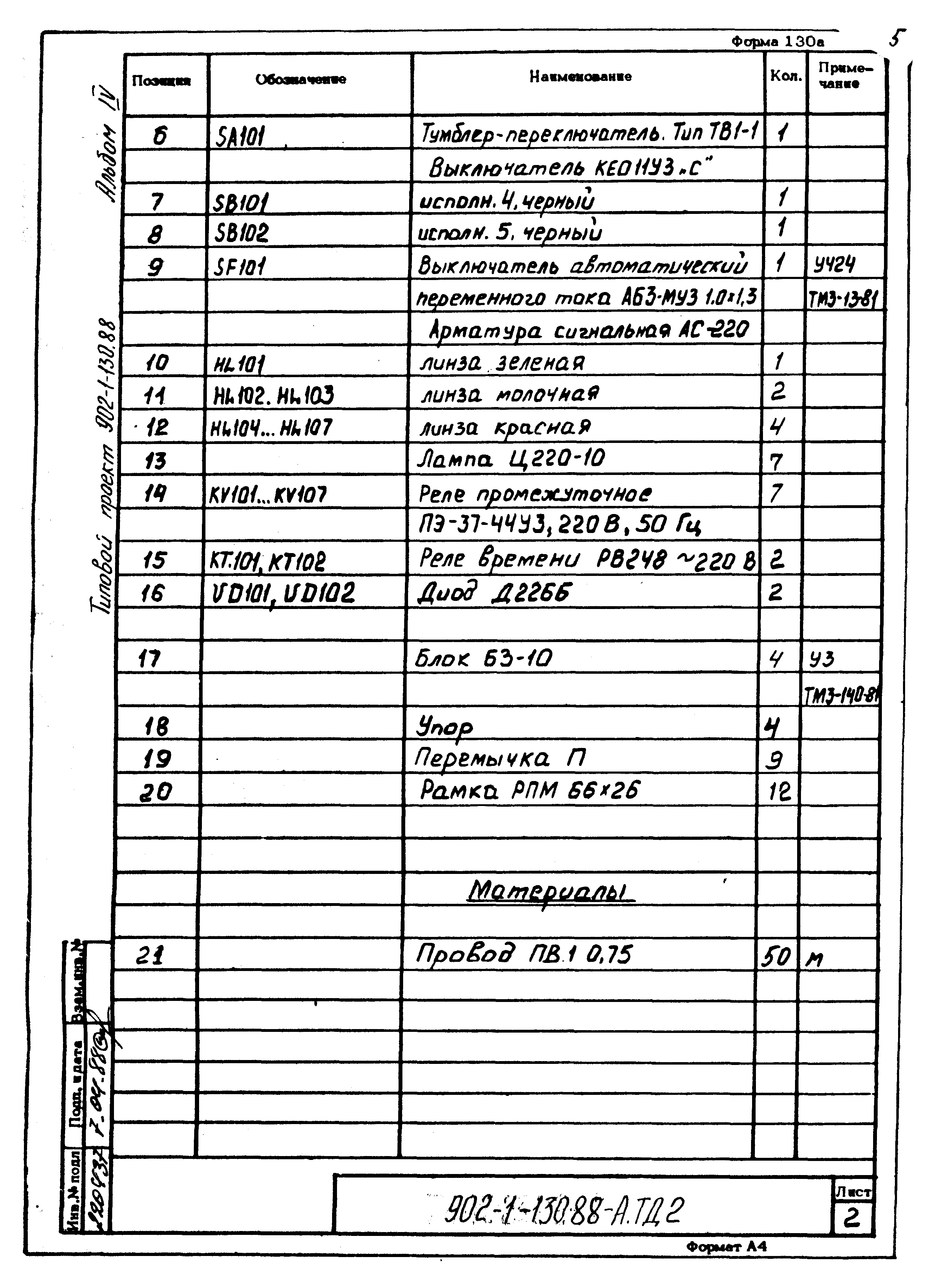 Типовой проект 902-1-130.88