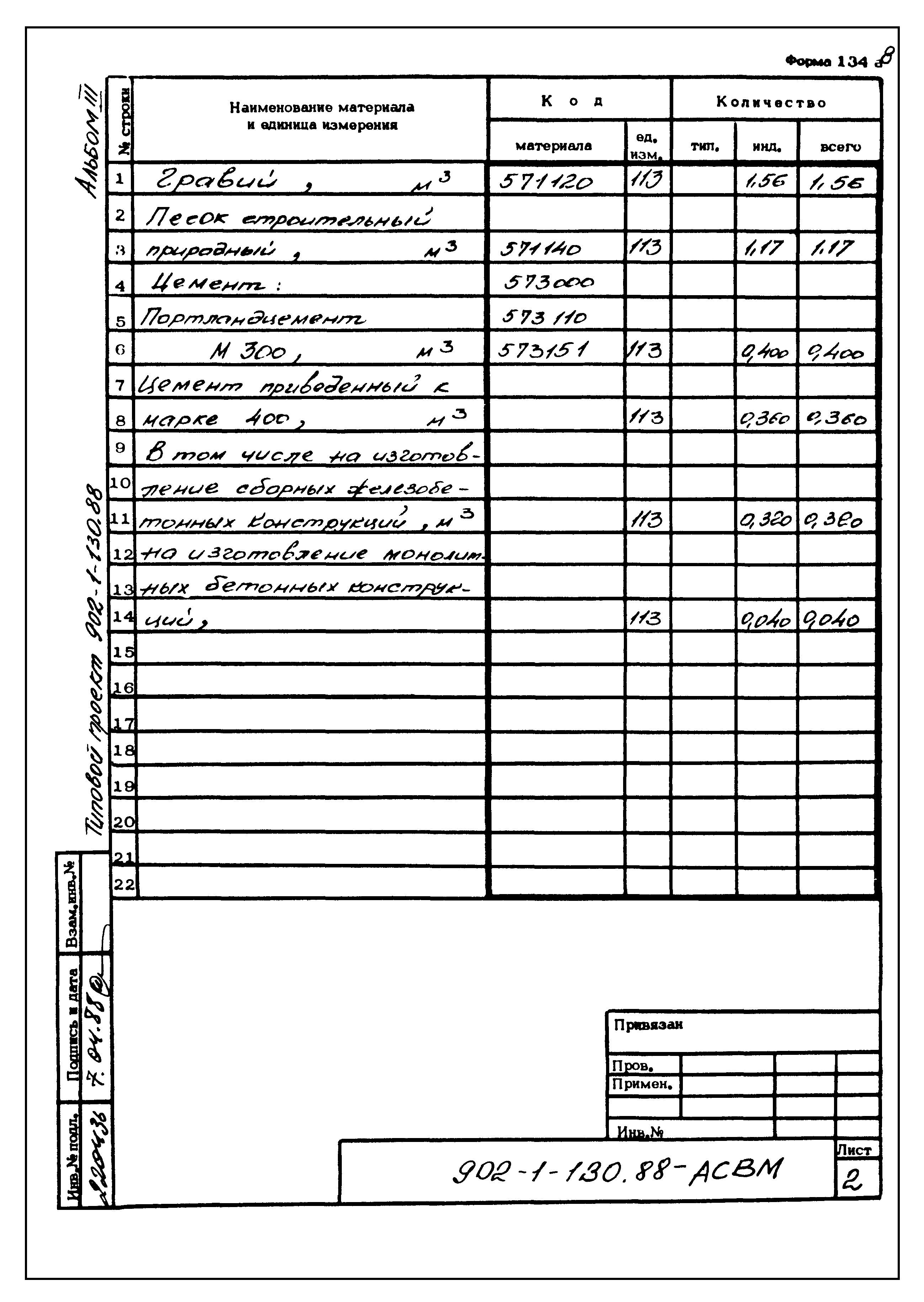 Типовой проект 902-1-130.88